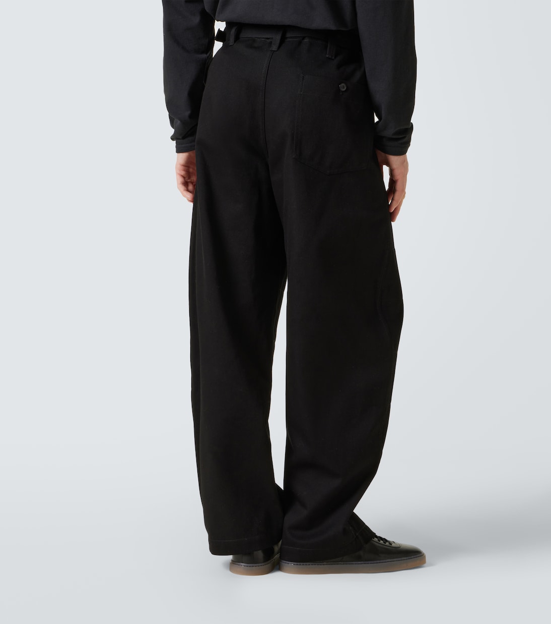 Pantaloni barrel in drill di cotone | Lemaire