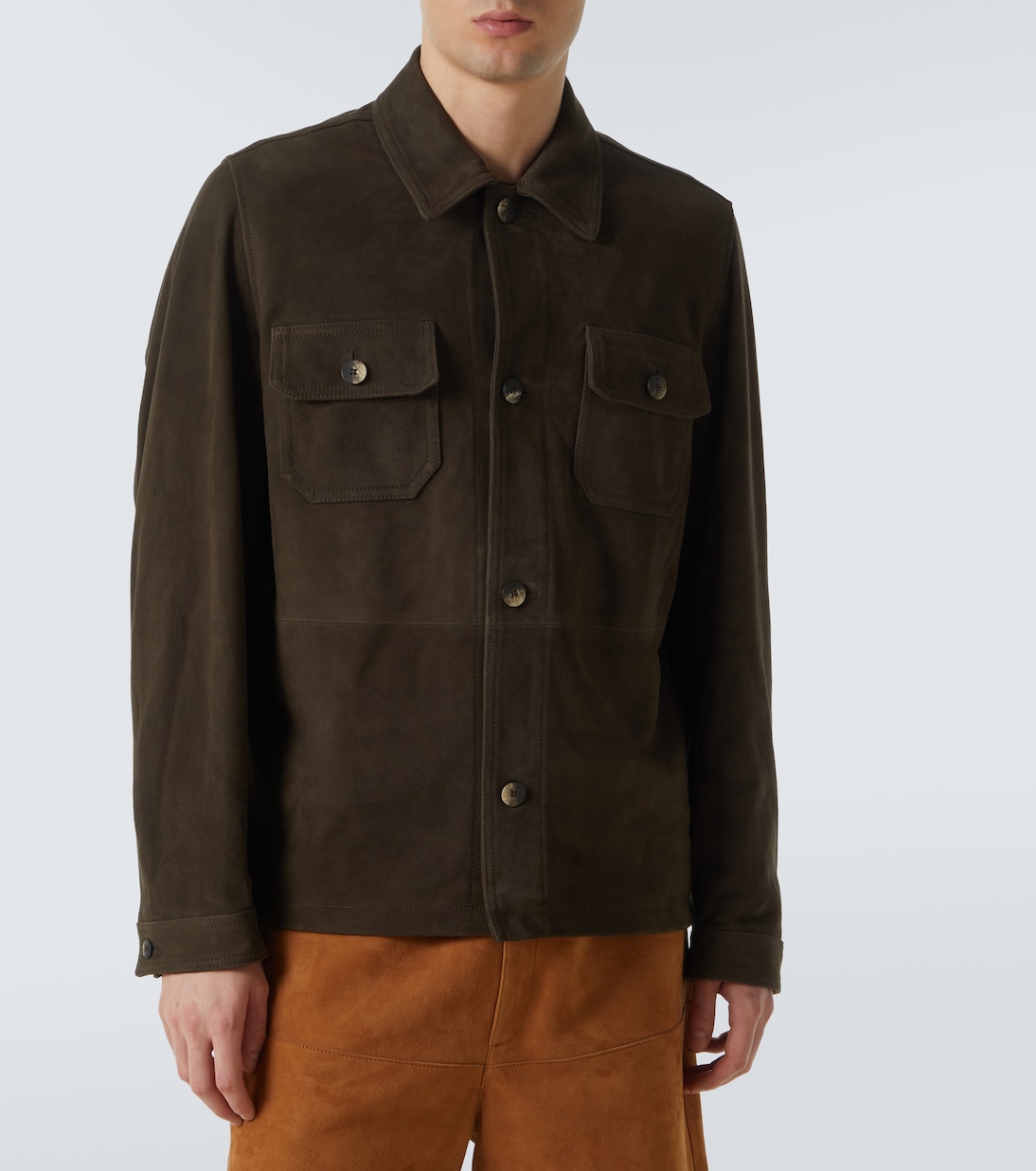 Giacca camicia Ravi in suede | Frescobol Carioca