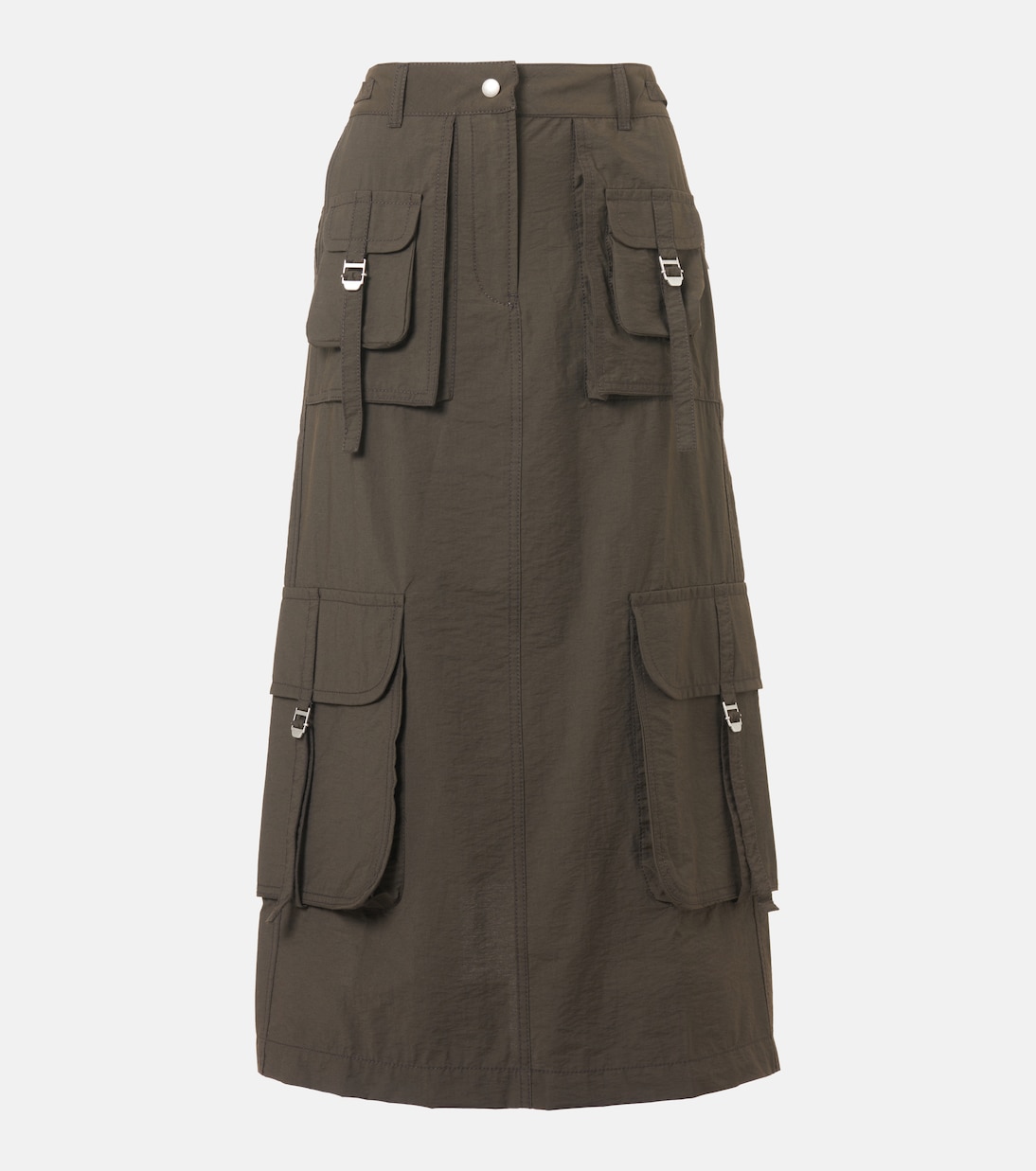 Falda midi en mezcla de algodón  | Acne Studios