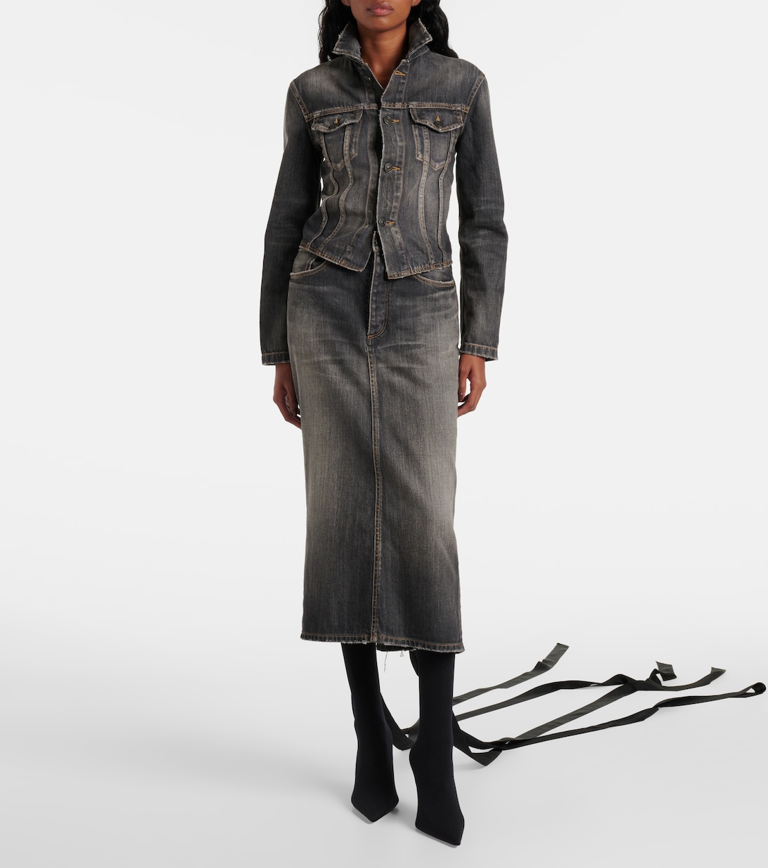 Bleistiftrock aus Denim | Balenciaga