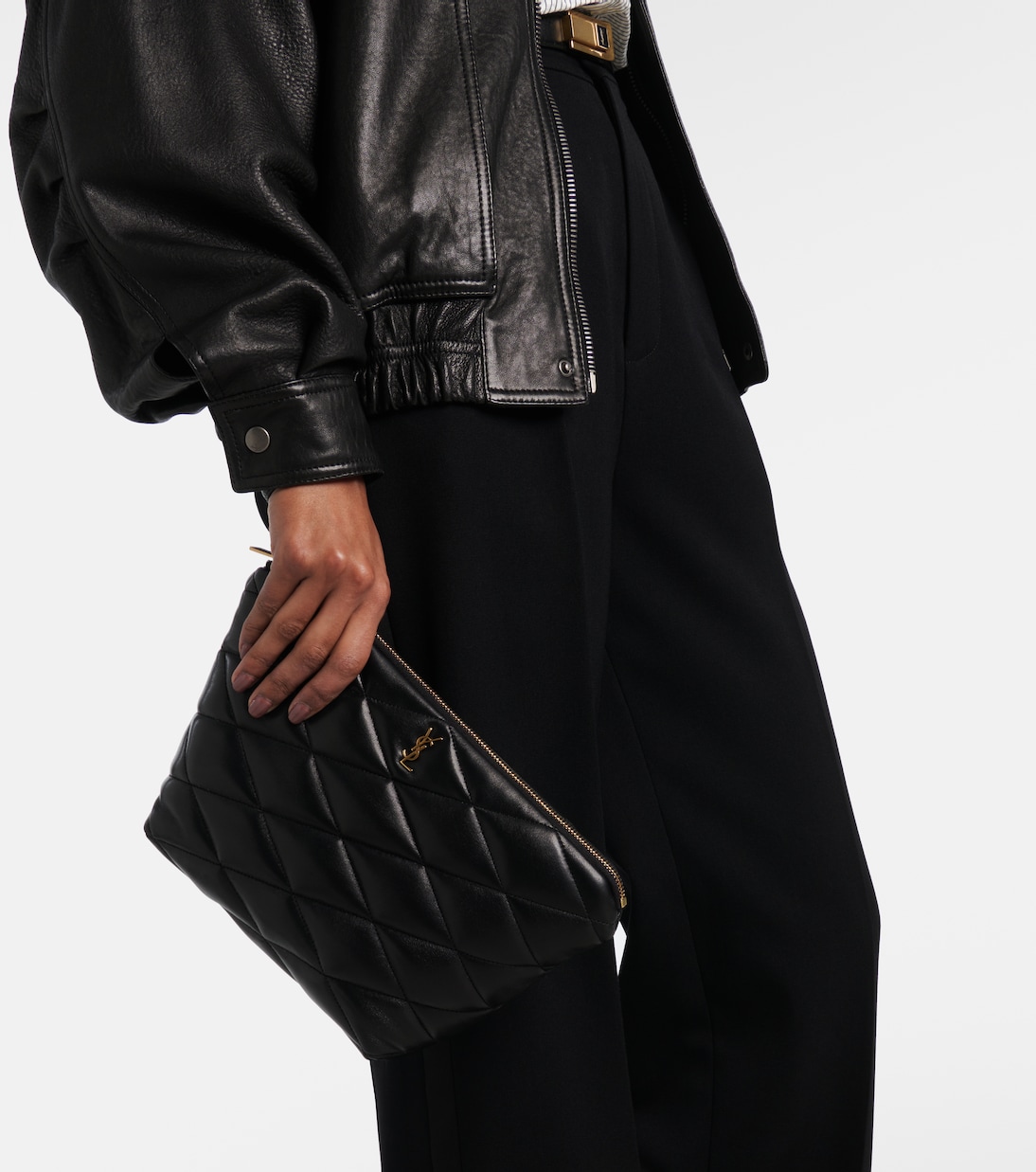Clutch Sade aus Leder | Saint Laurent