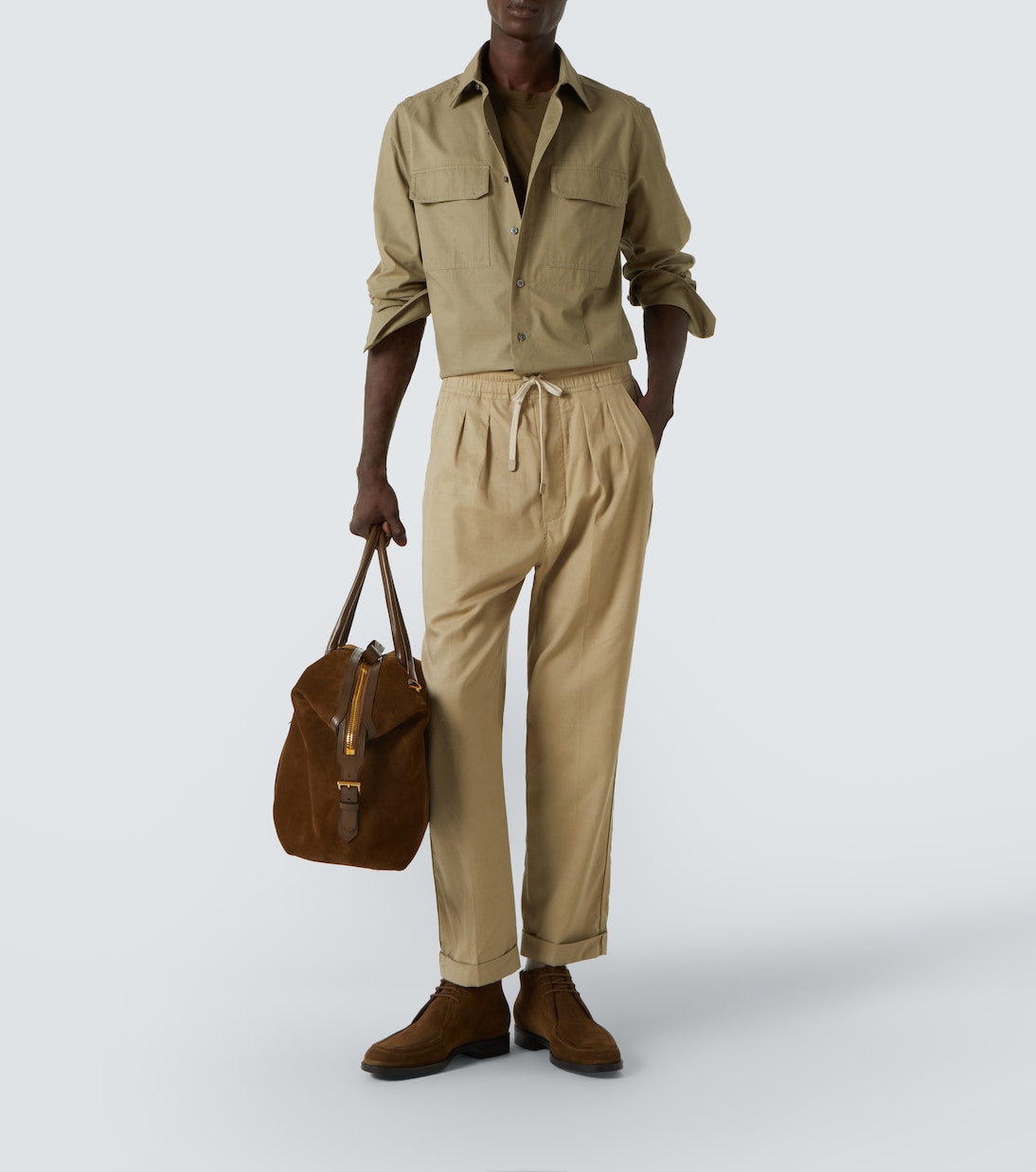 Twill straight pants | Tom Ford