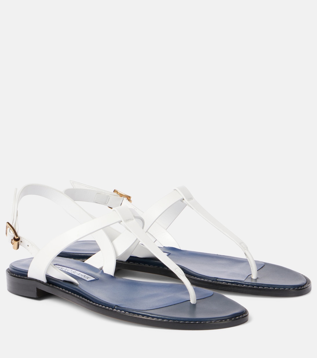 Tongs Hata en cuir | Manolo Blahnik