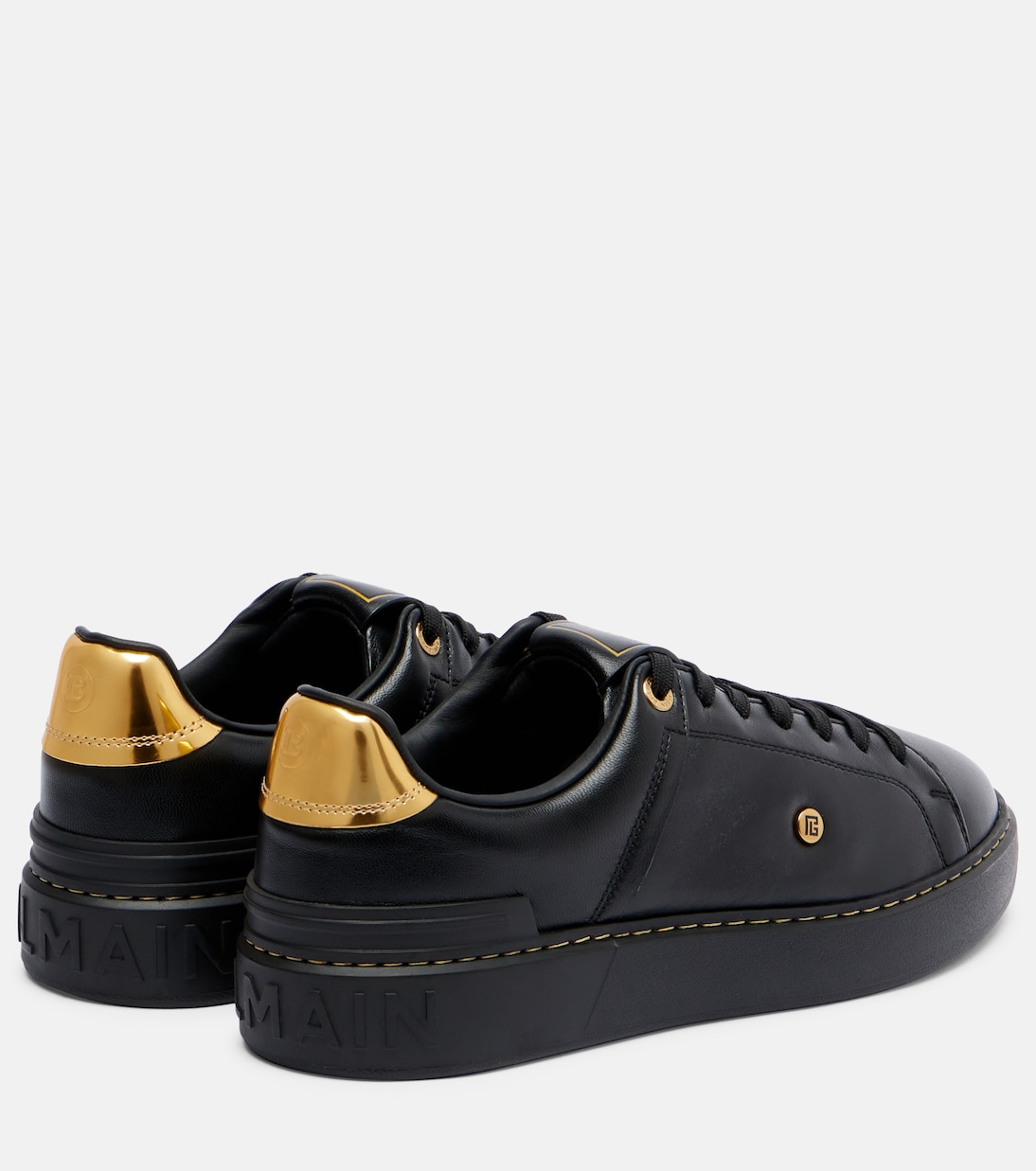 B-court leather sneakers | Balmain