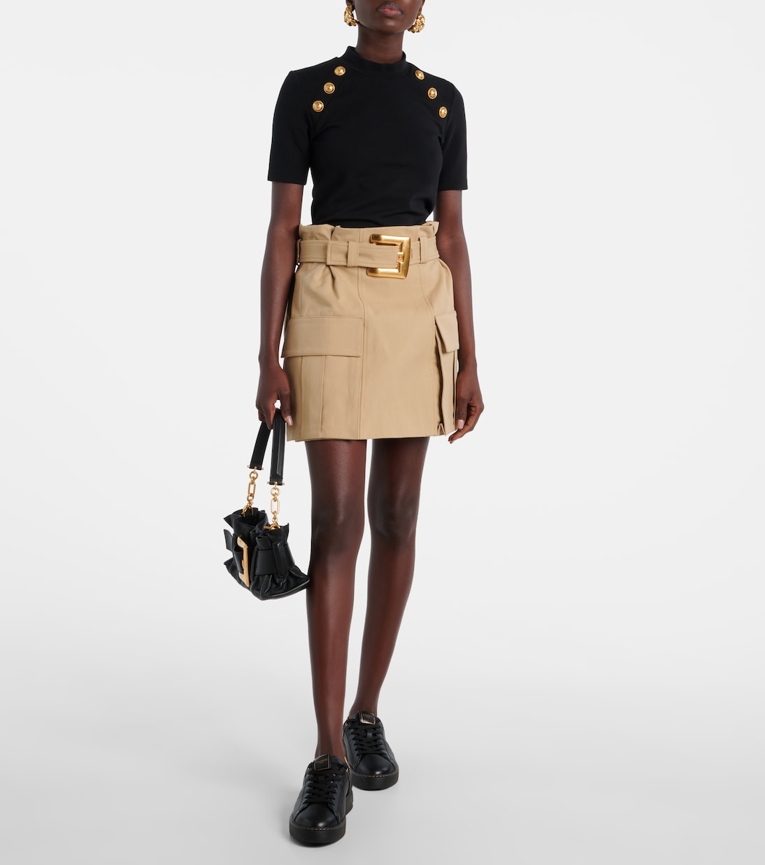 B-court leather sneakers | Balmain