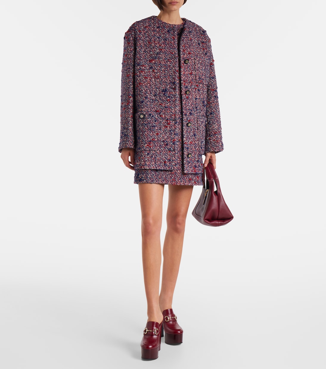 Wool-blend tweed jacket | Gucci