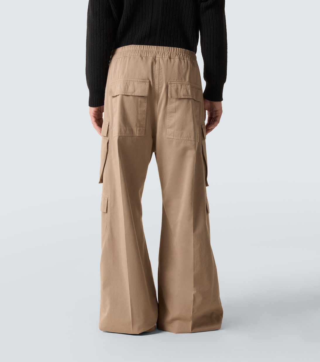 DRKSHDW cotton flannel cargo pants | Rick Owens
