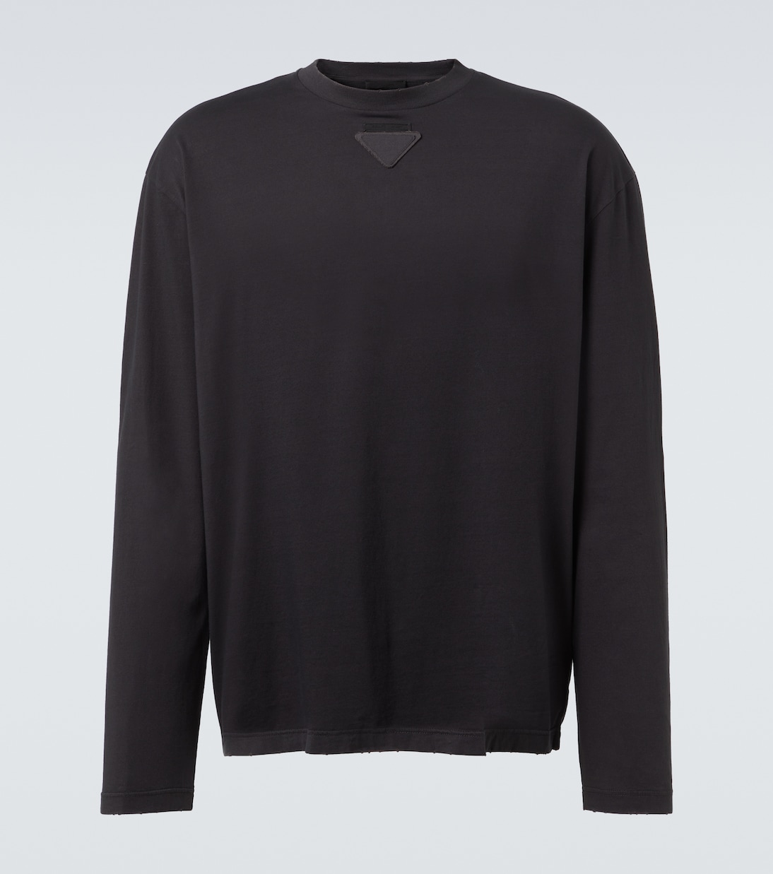 Camiseta de jersey de algodón | Prada