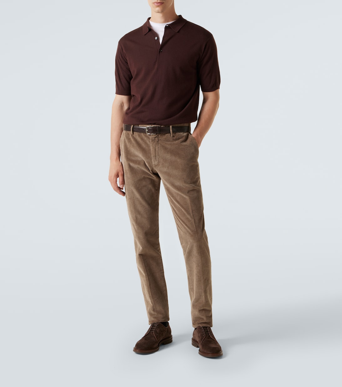 Pantaloni chino in velluto a coste di cotone | Slowear