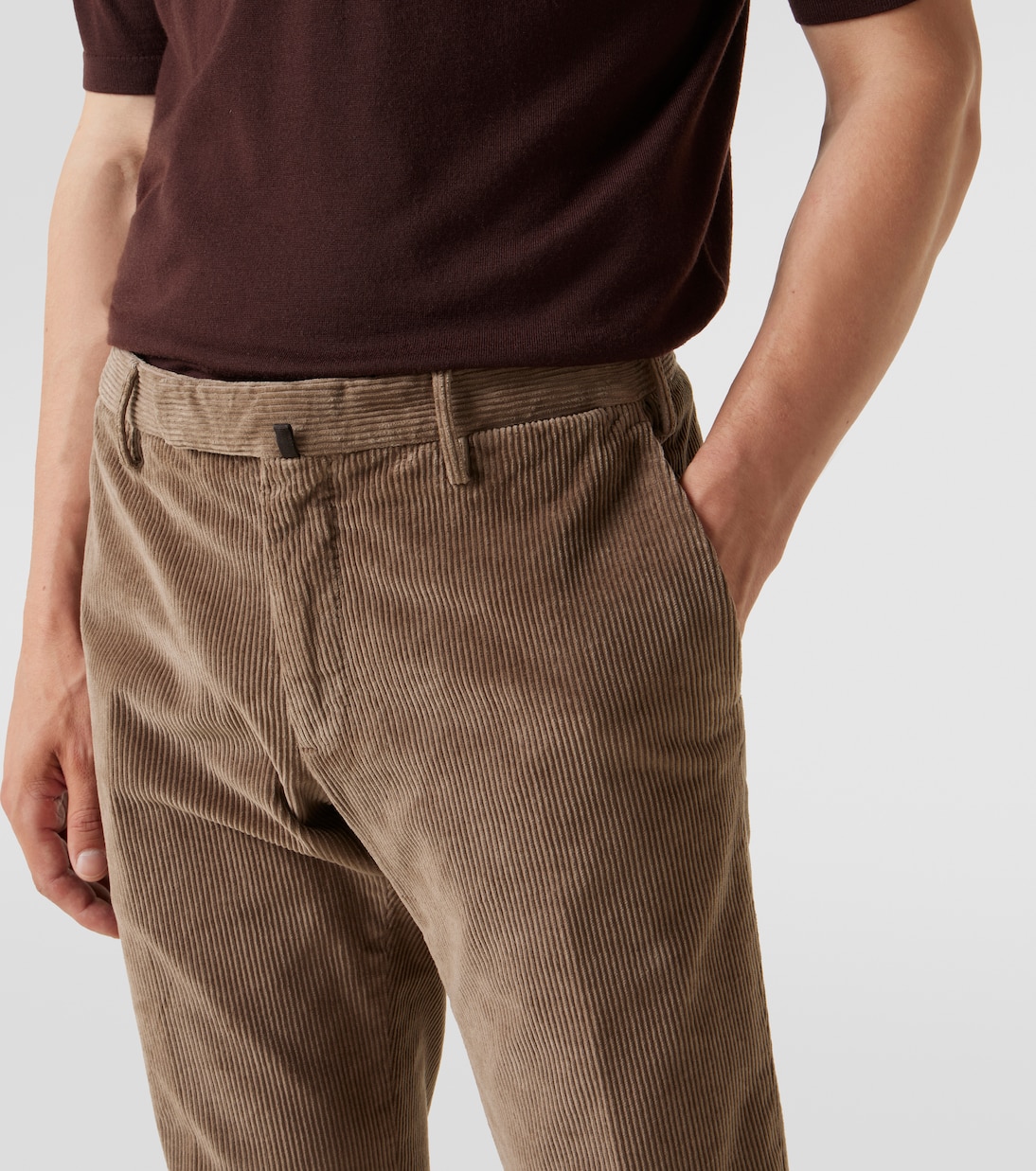 Pantaloni chino in velluto a coste di cotone | Slowear