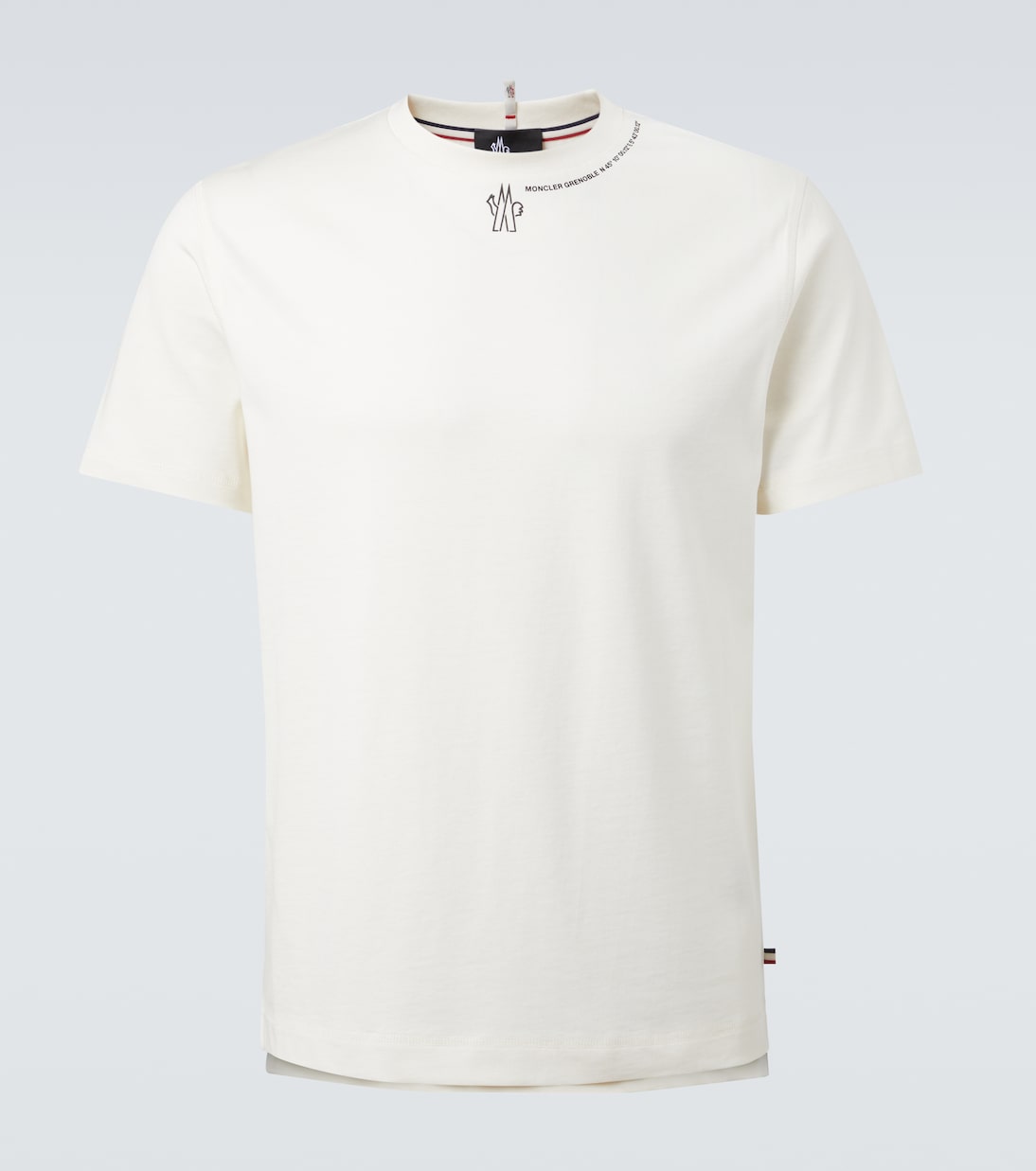Camiseta de jersey de algodón con logo | Moncler Grenoble