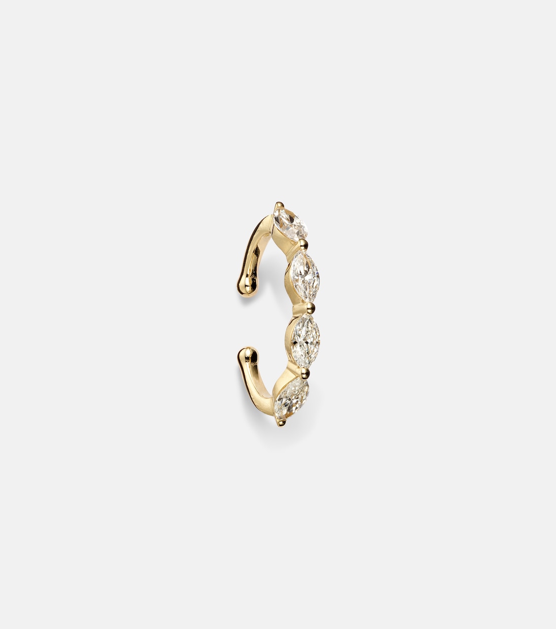 18kt gold ear cuff with diamonds | Shay Jewelry