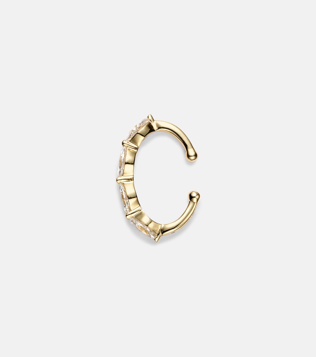 18kt gold ear cuff with diamonds | Shay Jewelry