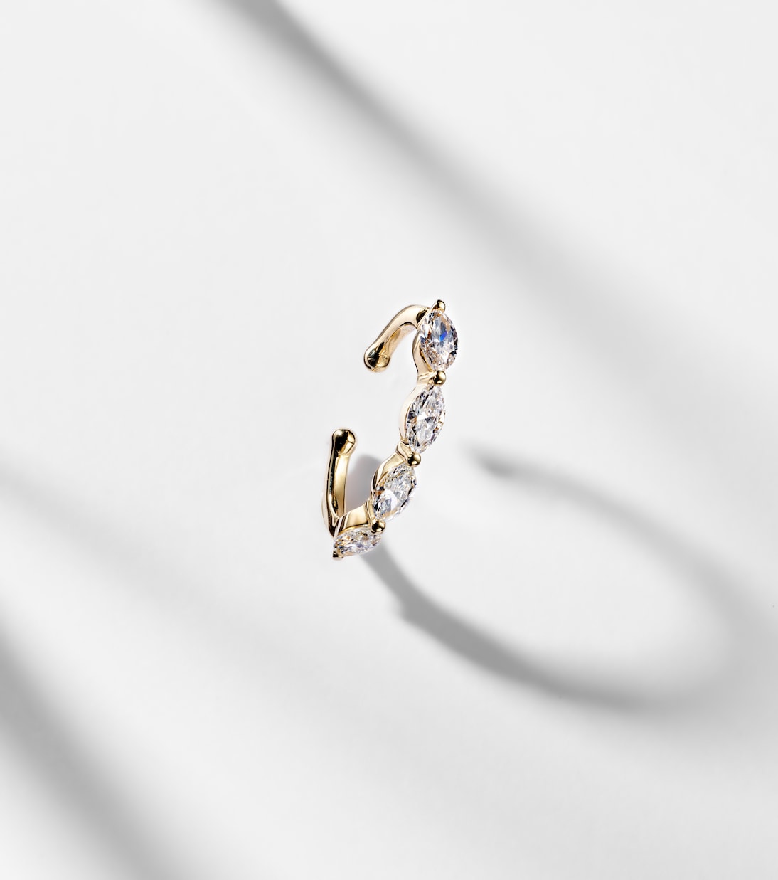 18kt gold ear cuff with diamonds | Shay Jewelry