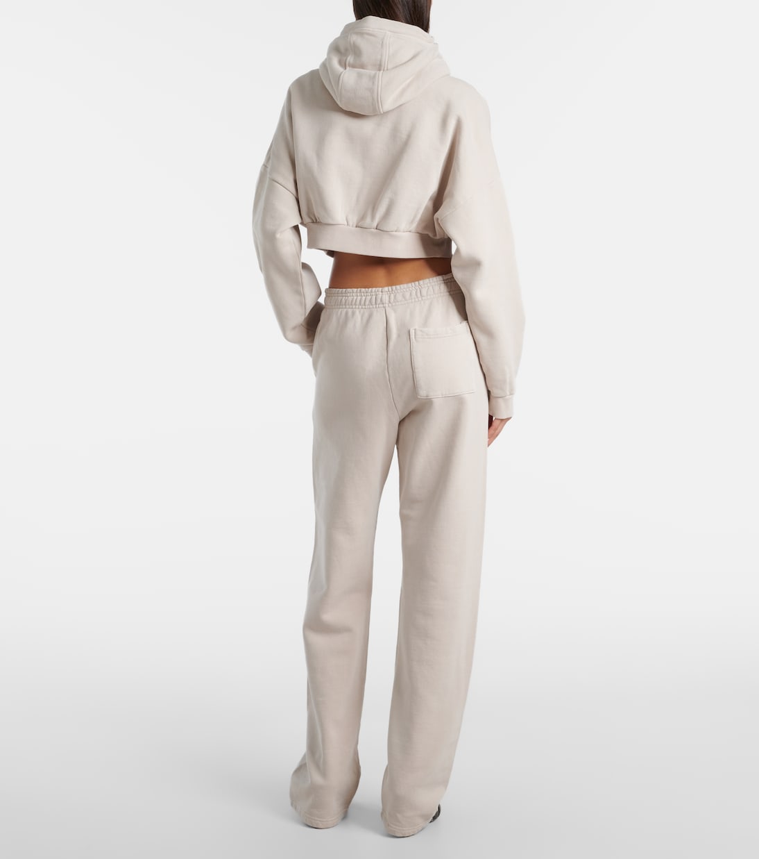 Cropped-Kapuzenjacke aus Baumwolle | Entire Studios
