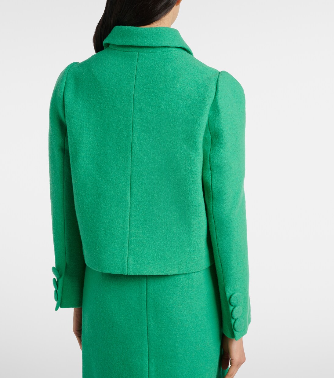 Cropped-Jacke aus Wolle | Shushu/Tong