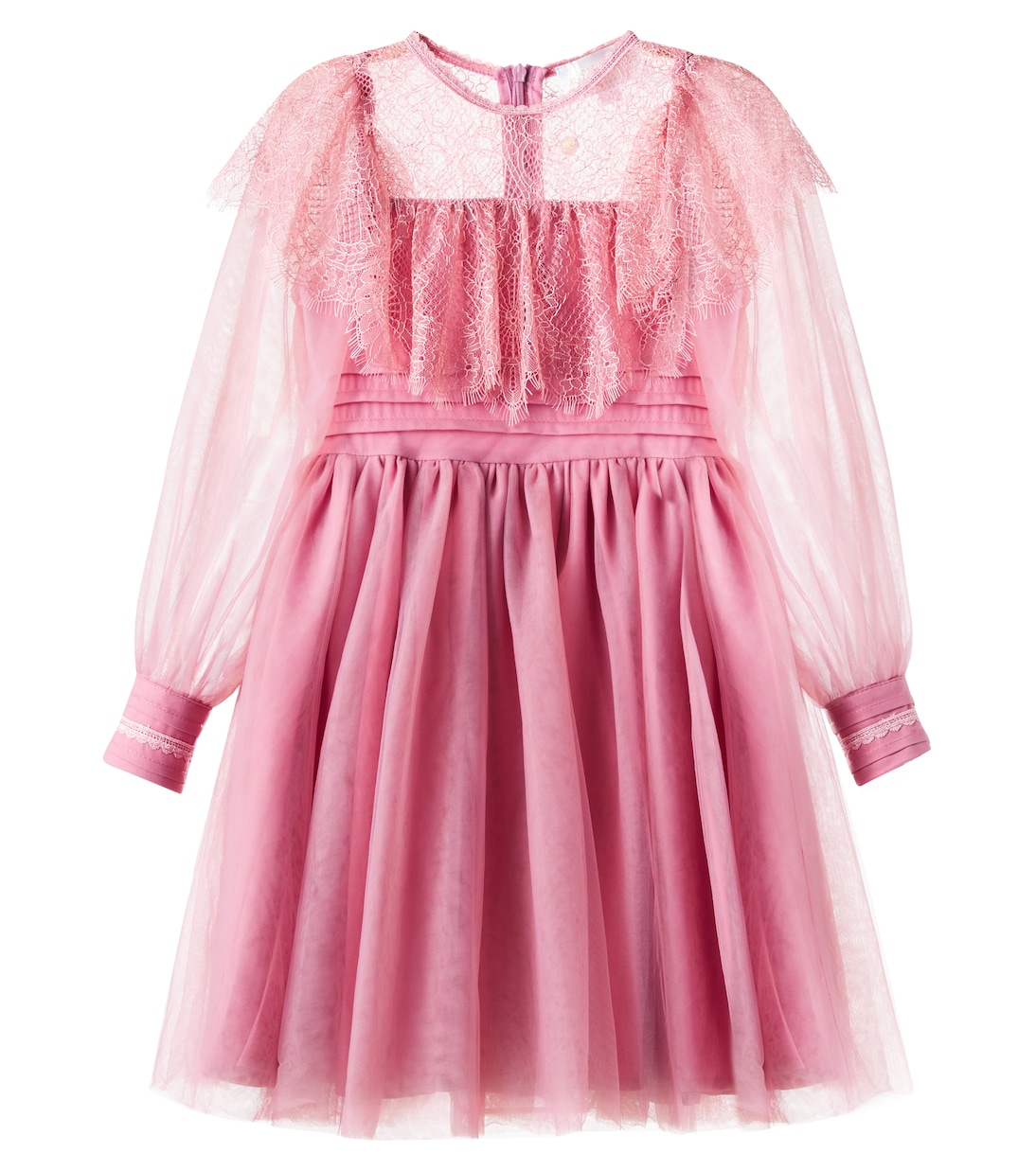 Lace-trimmed tulle dress | Petite Amalie  