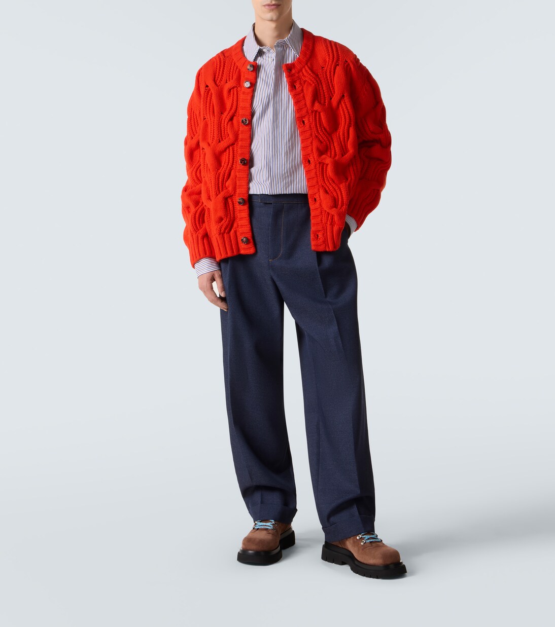 Botas Lug de piel | Bottega Veneta