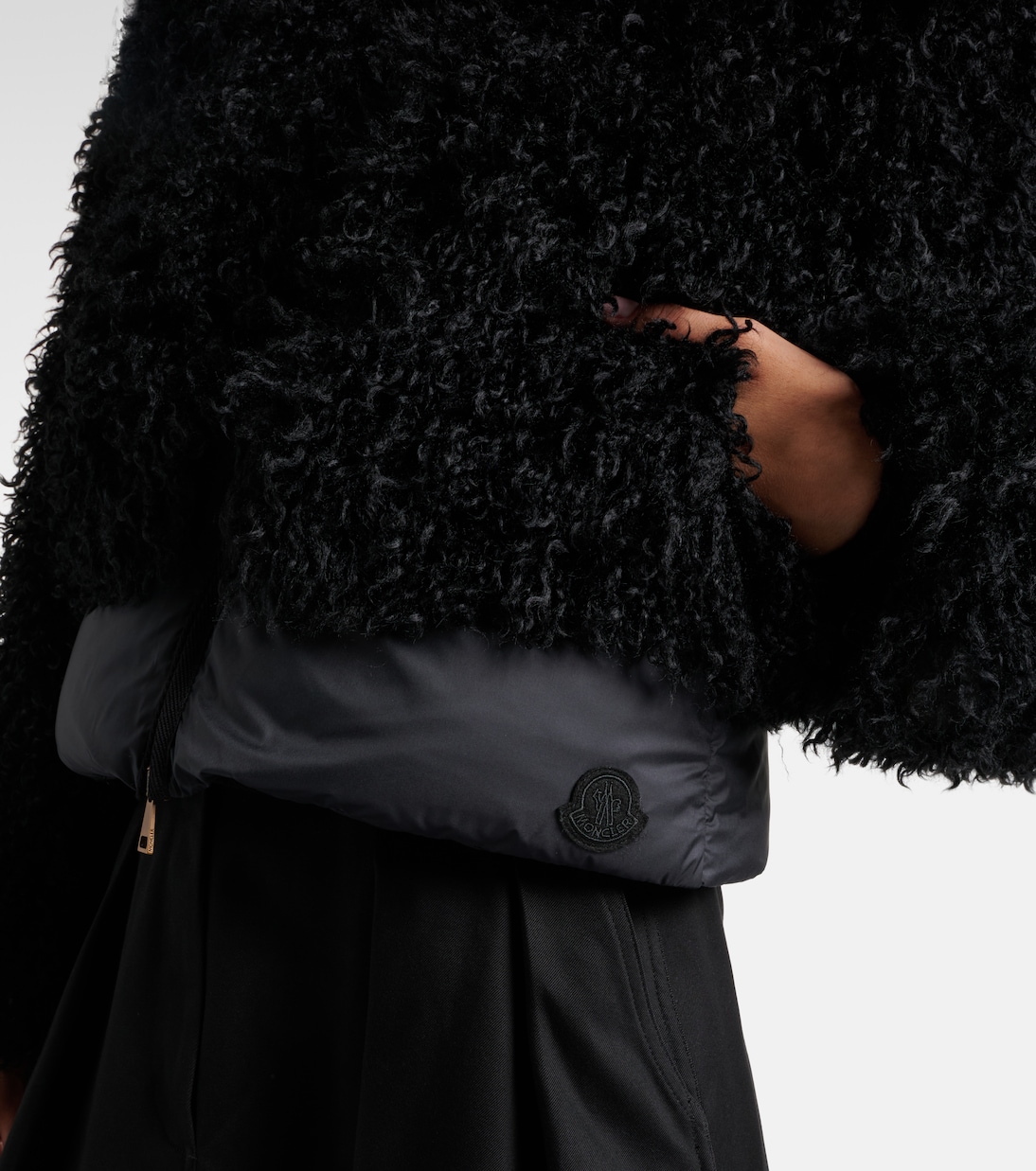 Vigiers teddy down jacket | Moncler