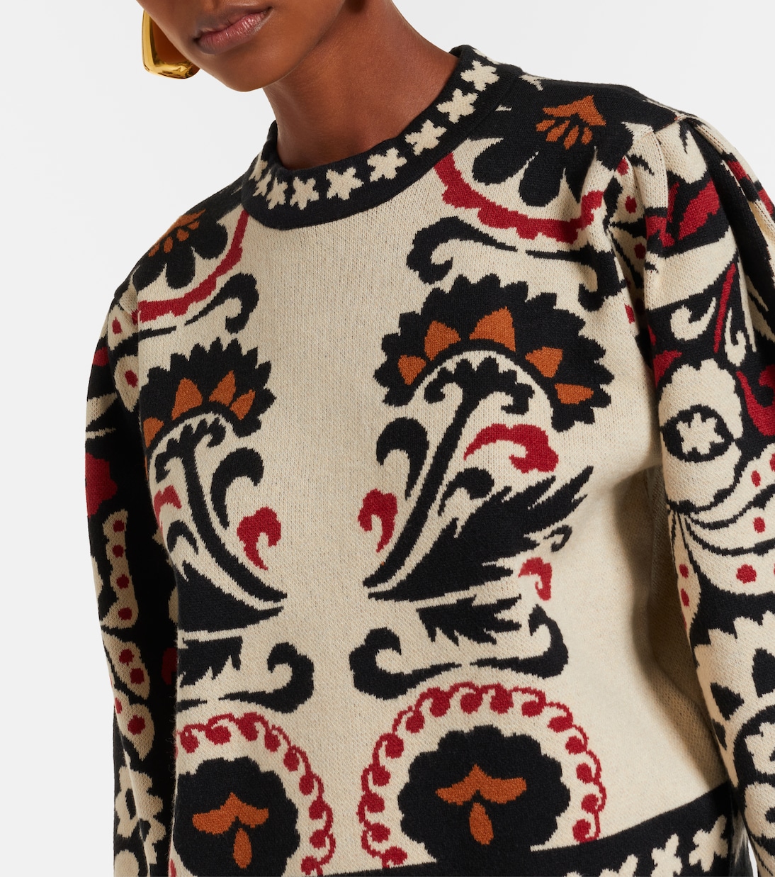 Tapestry Stripes jacquard sweater | Farm Rio