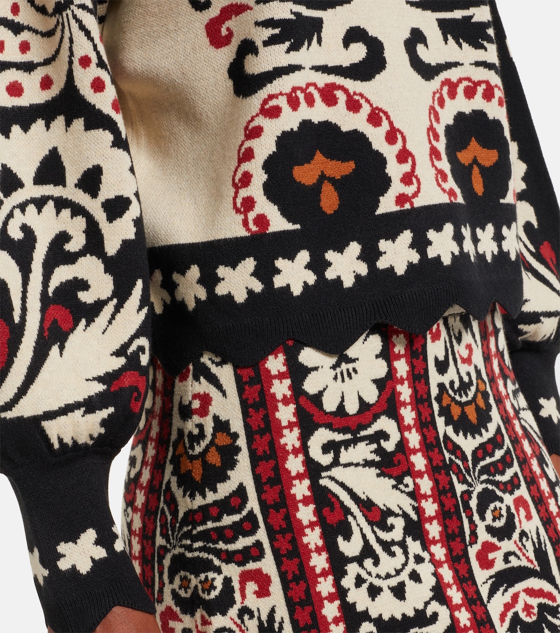 Tapestry Stripes jacquard sweater | Farm Rio