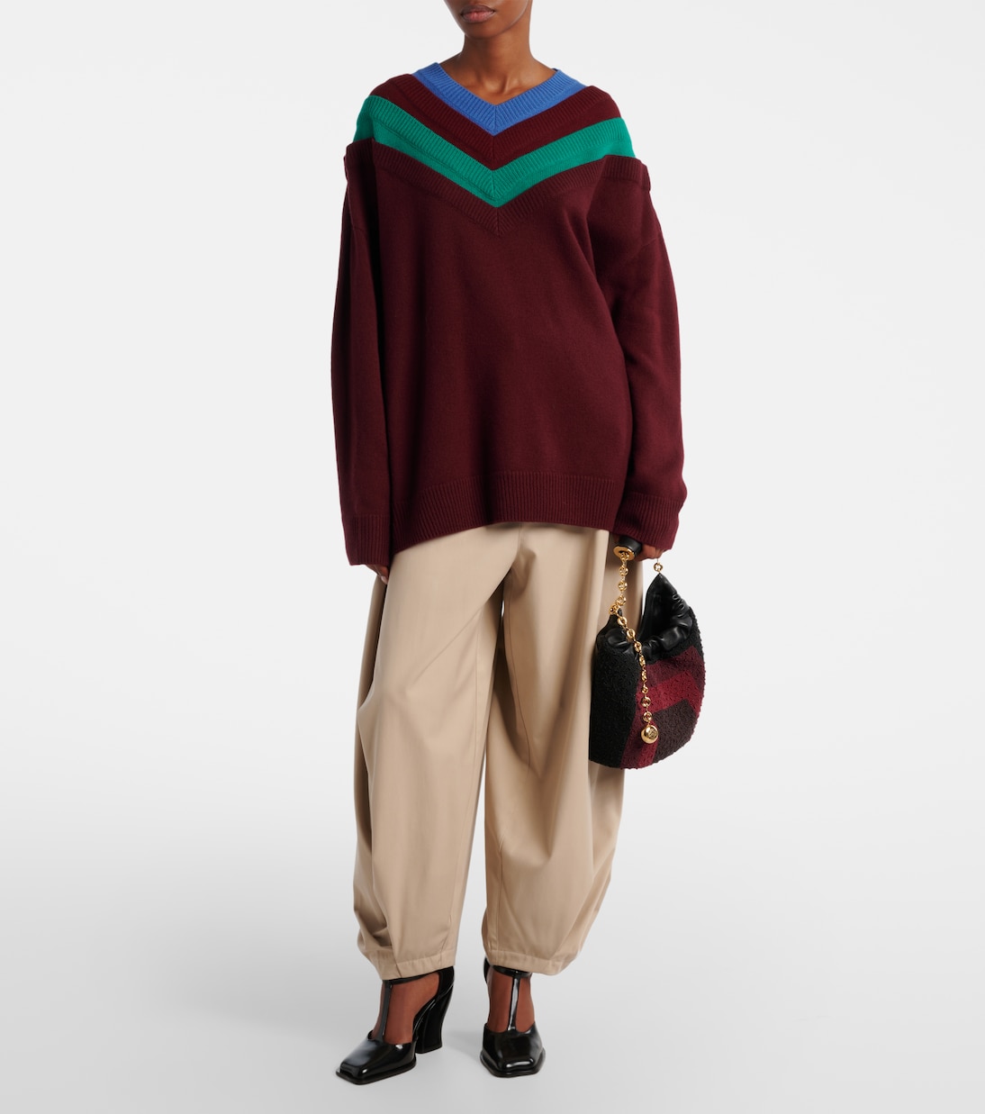 Squeeze Mini beaded leather tote bag | Loewe