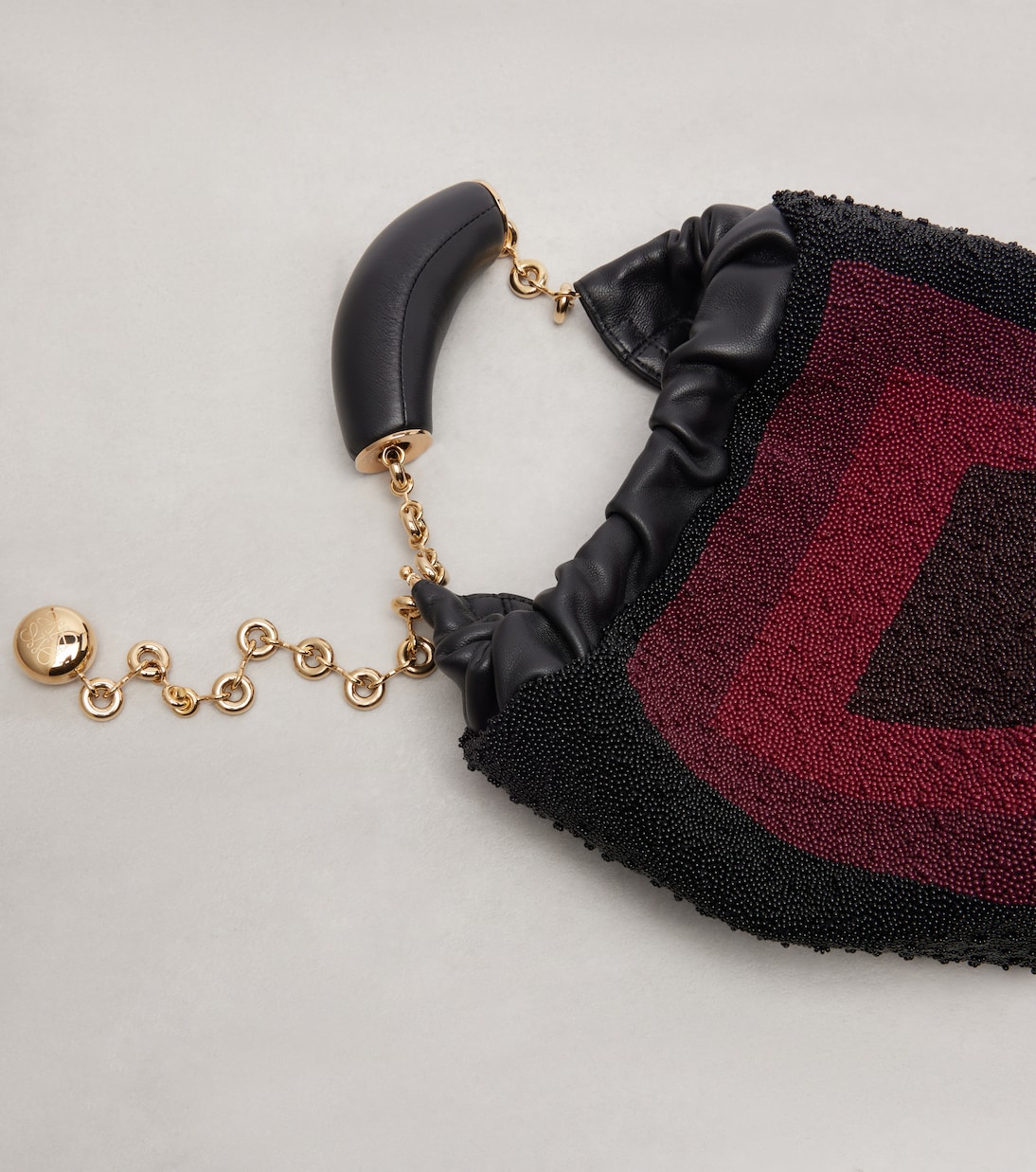 Squeeze Mini beaded leather tote bag | Loewe
