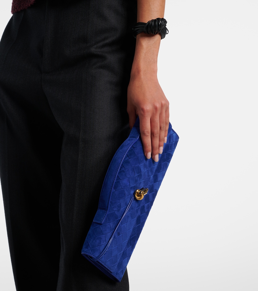Intrecciato suede clutch | Bottega Veneta