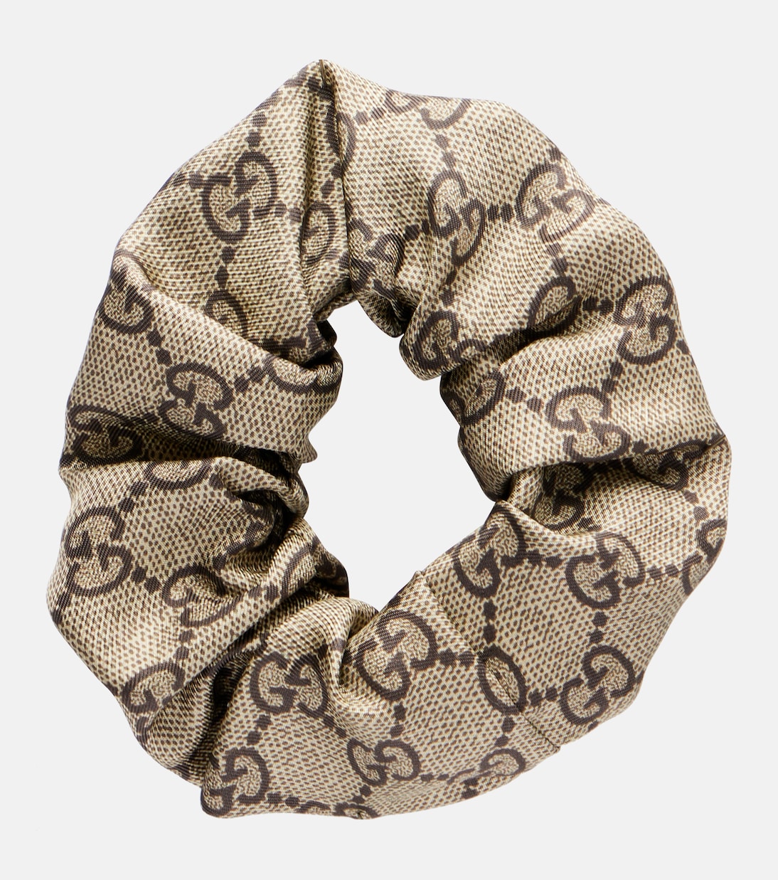 GG jacquard silk scrunchie | Gucci