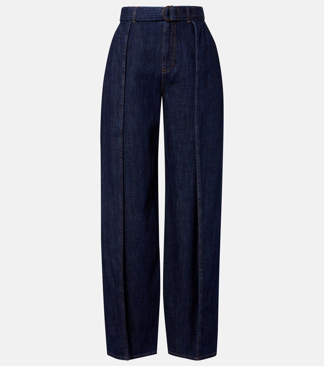 Belted high-rise wide-leg jeans | Loewe