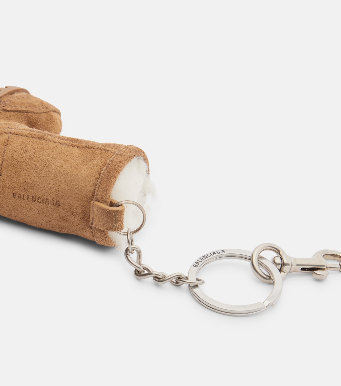 Alaska Boot绒面革包袋吊饰 | Balenciaga