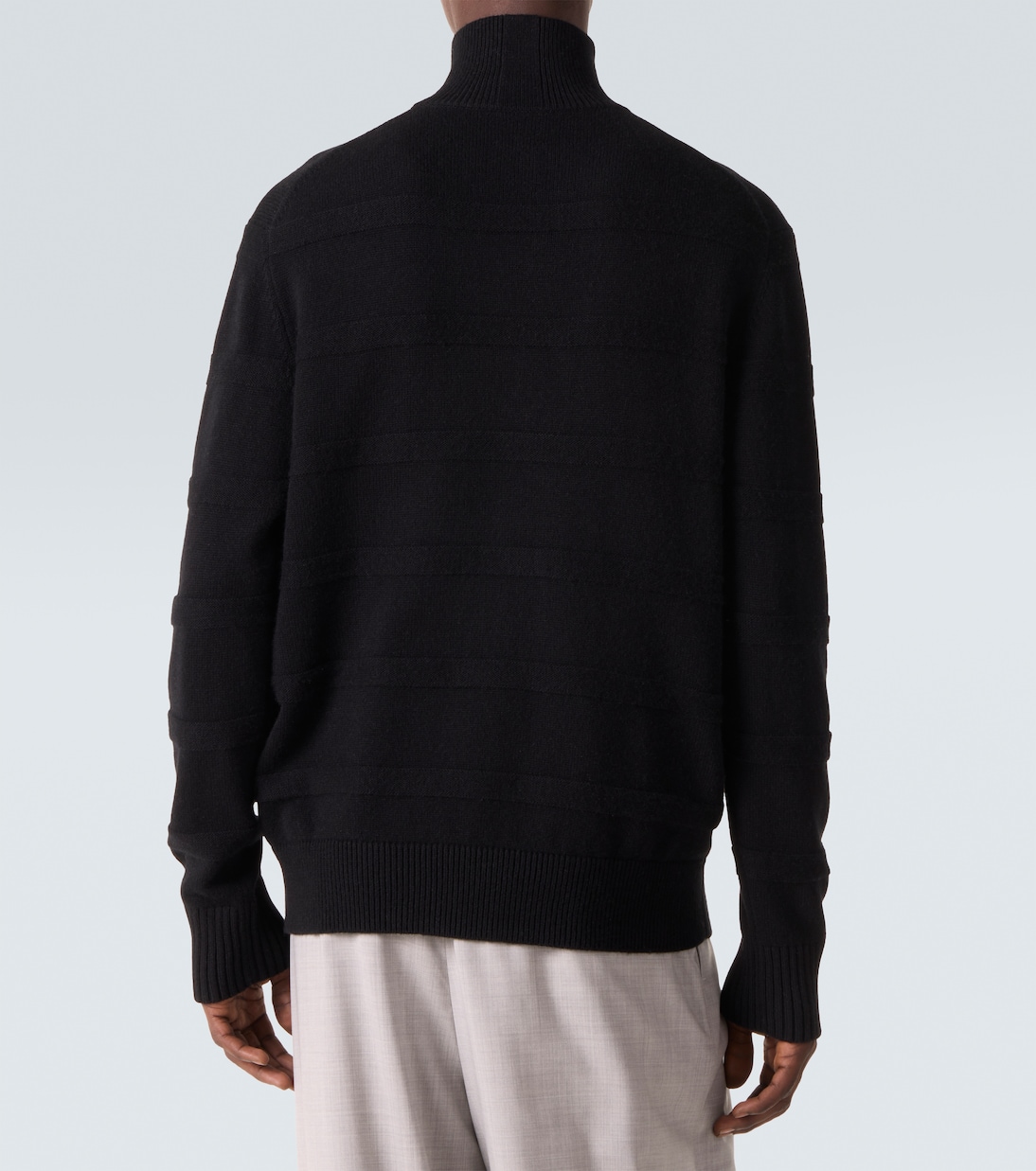 Cotton and cashmere turtleneck sweater | Allude