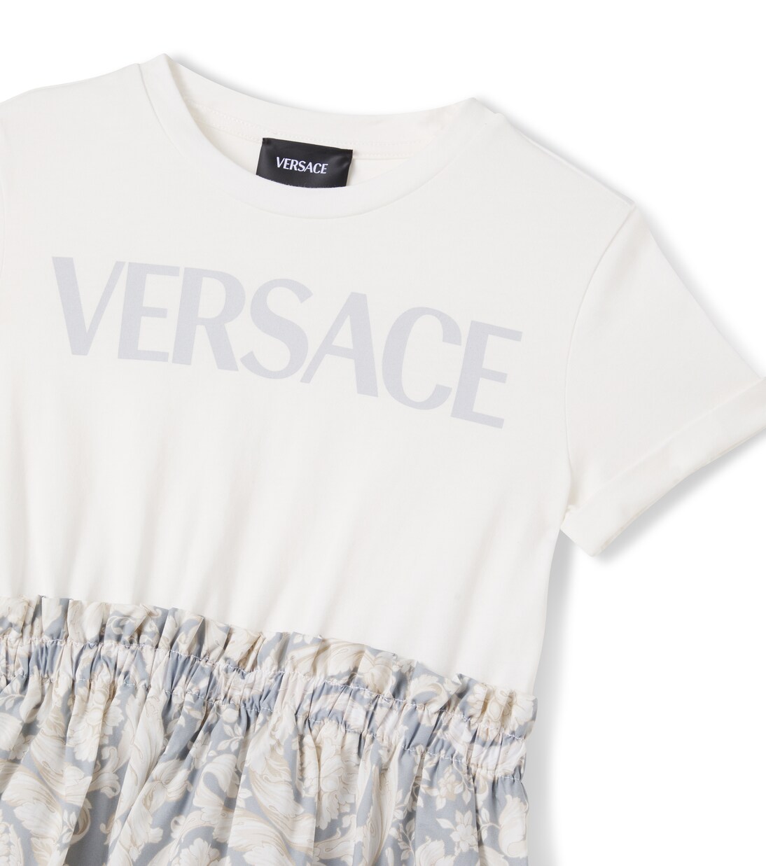 Robe Barocco Kids en coton | Versace Kids