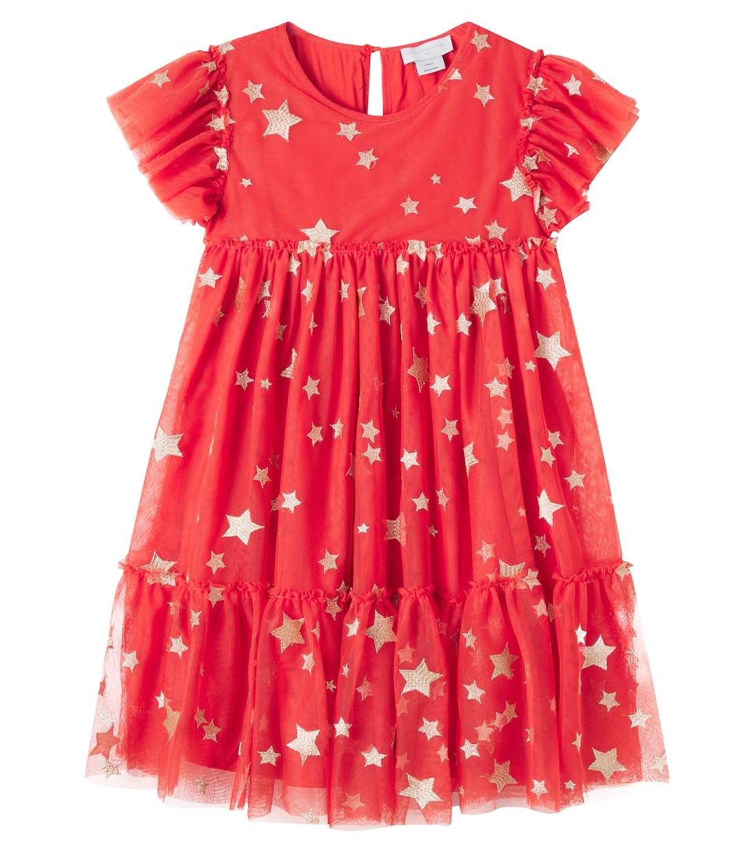 Ditsy Stars embroidered tulle dress | Stella McCartney Kids