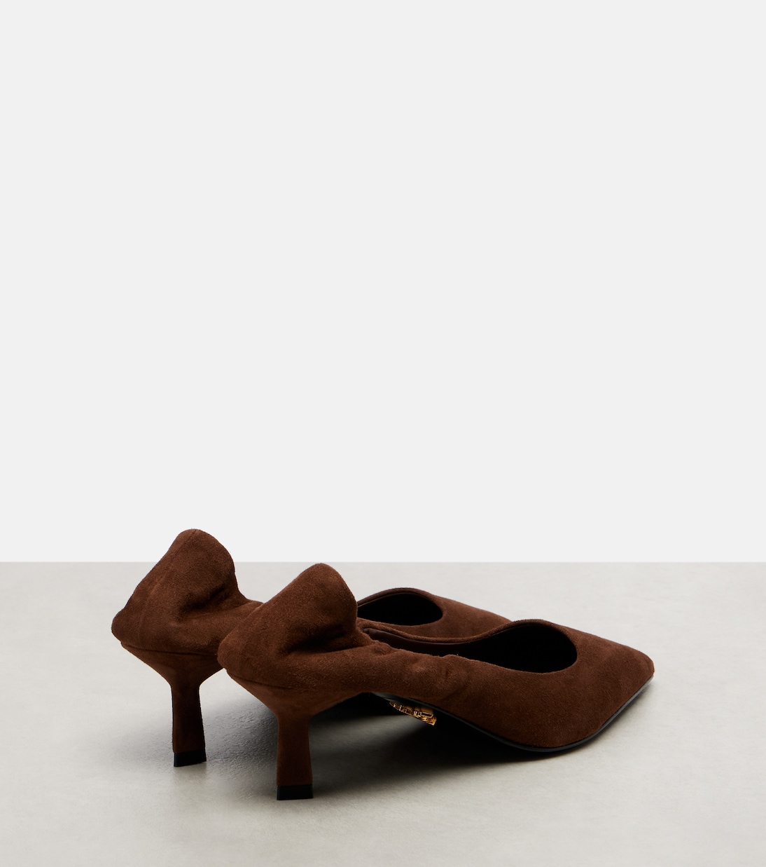 55 logo suede pumps | Prada