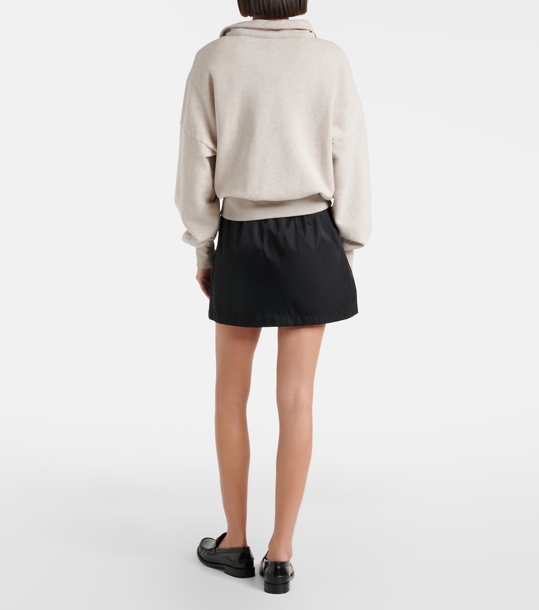Re-Nylon belted miniskirt | Prada