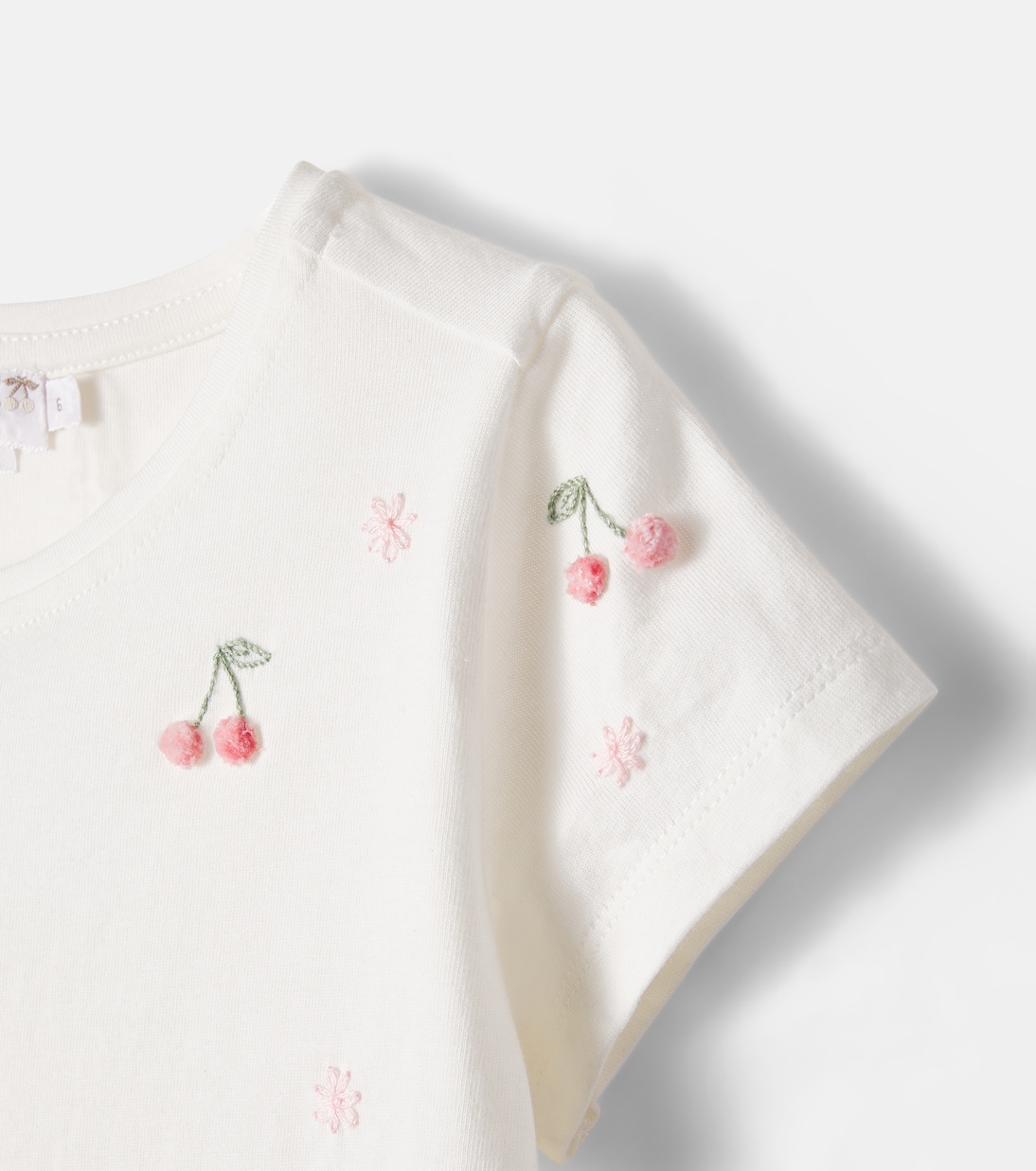 Lalcala embroidered cotton T-shirt | Bonpoint