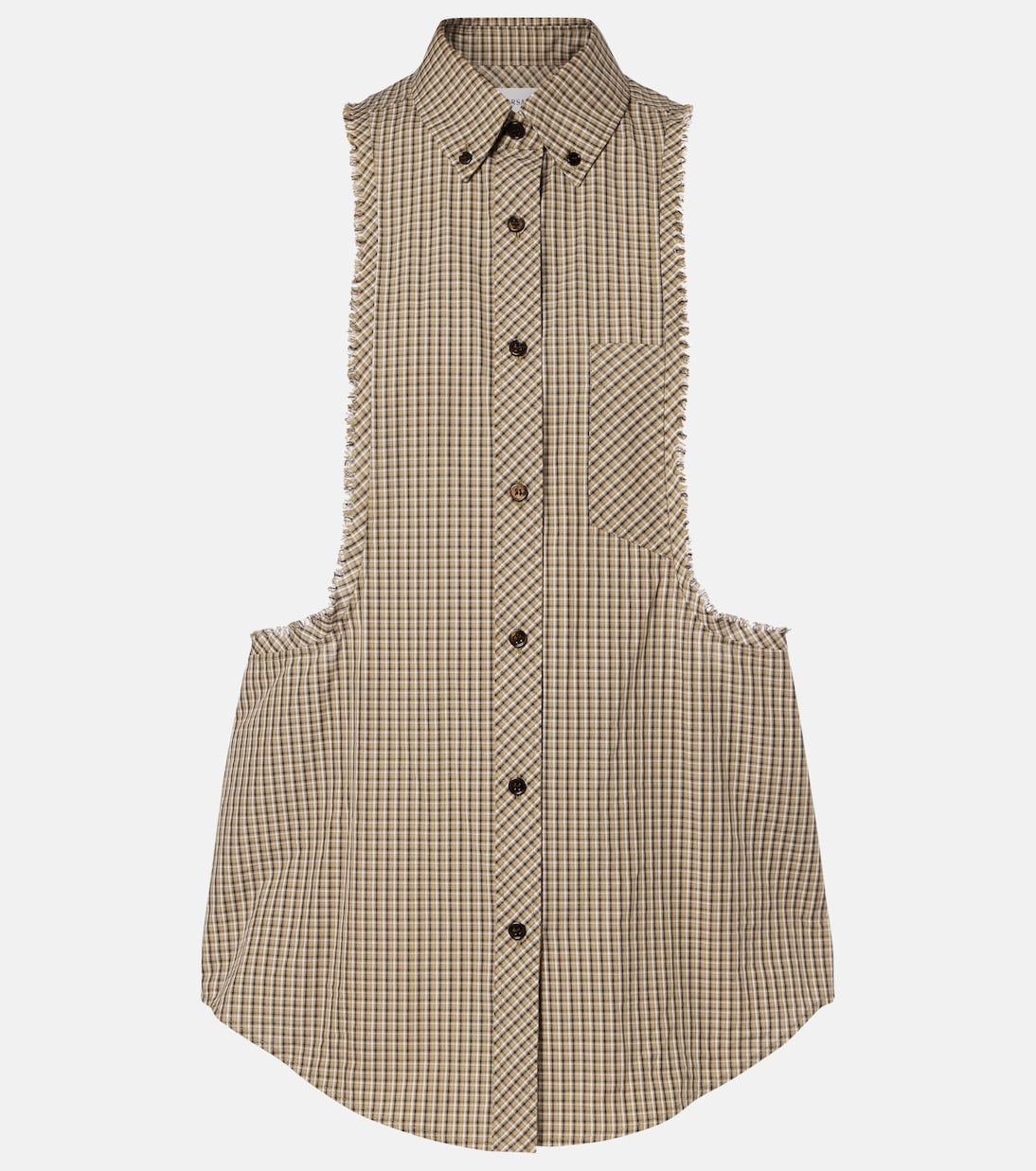 Checked cotton shirt | Versace