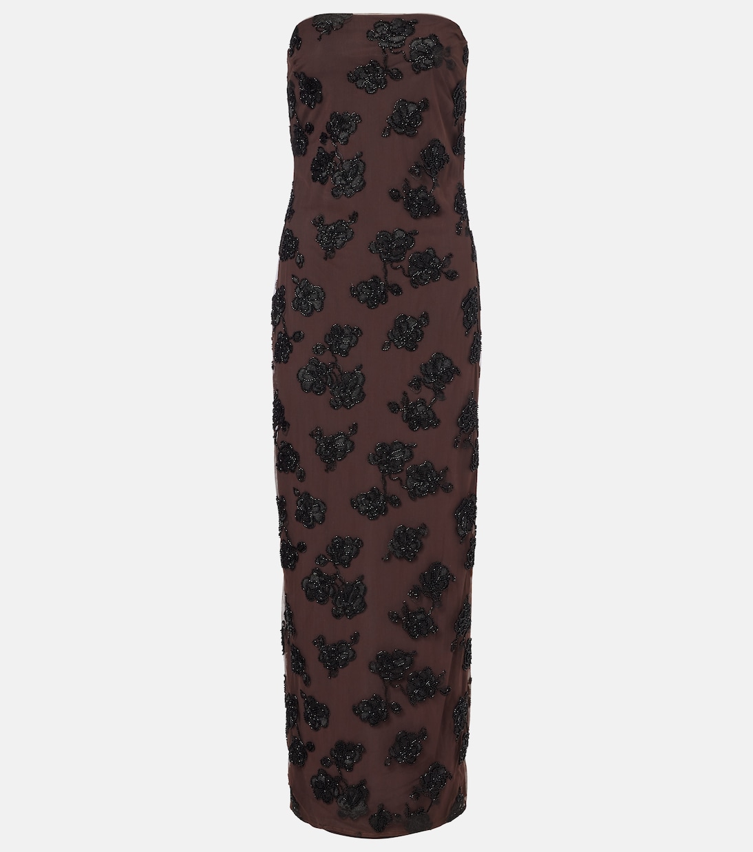 Beaded floral maxi dress | Rotate