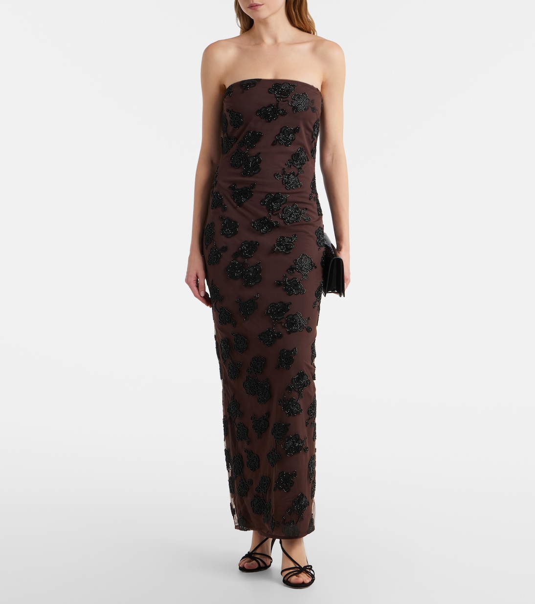 Beaded floral maxi dress | Rotate