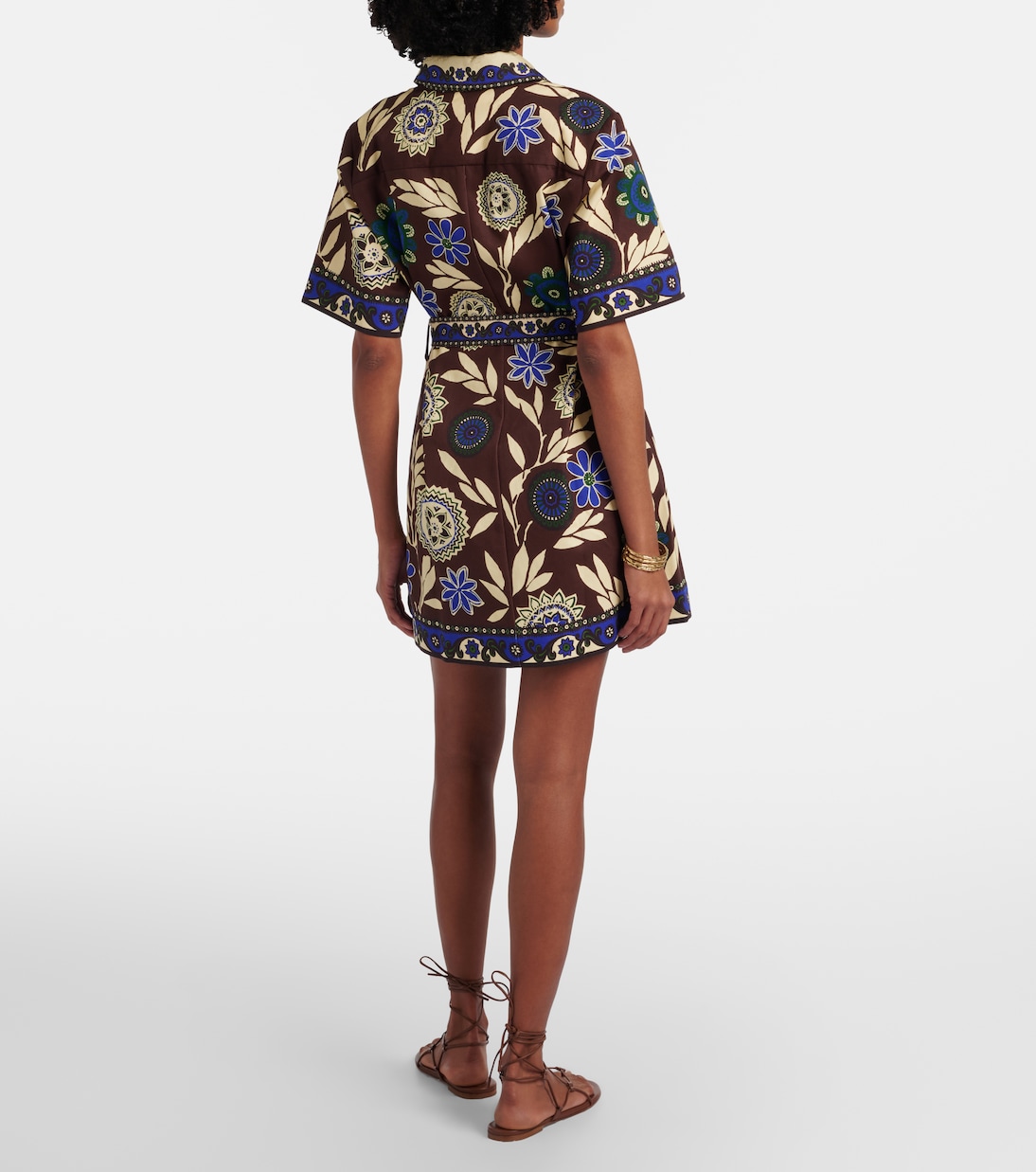 Jasper printed cotton shirt dress | Alémais