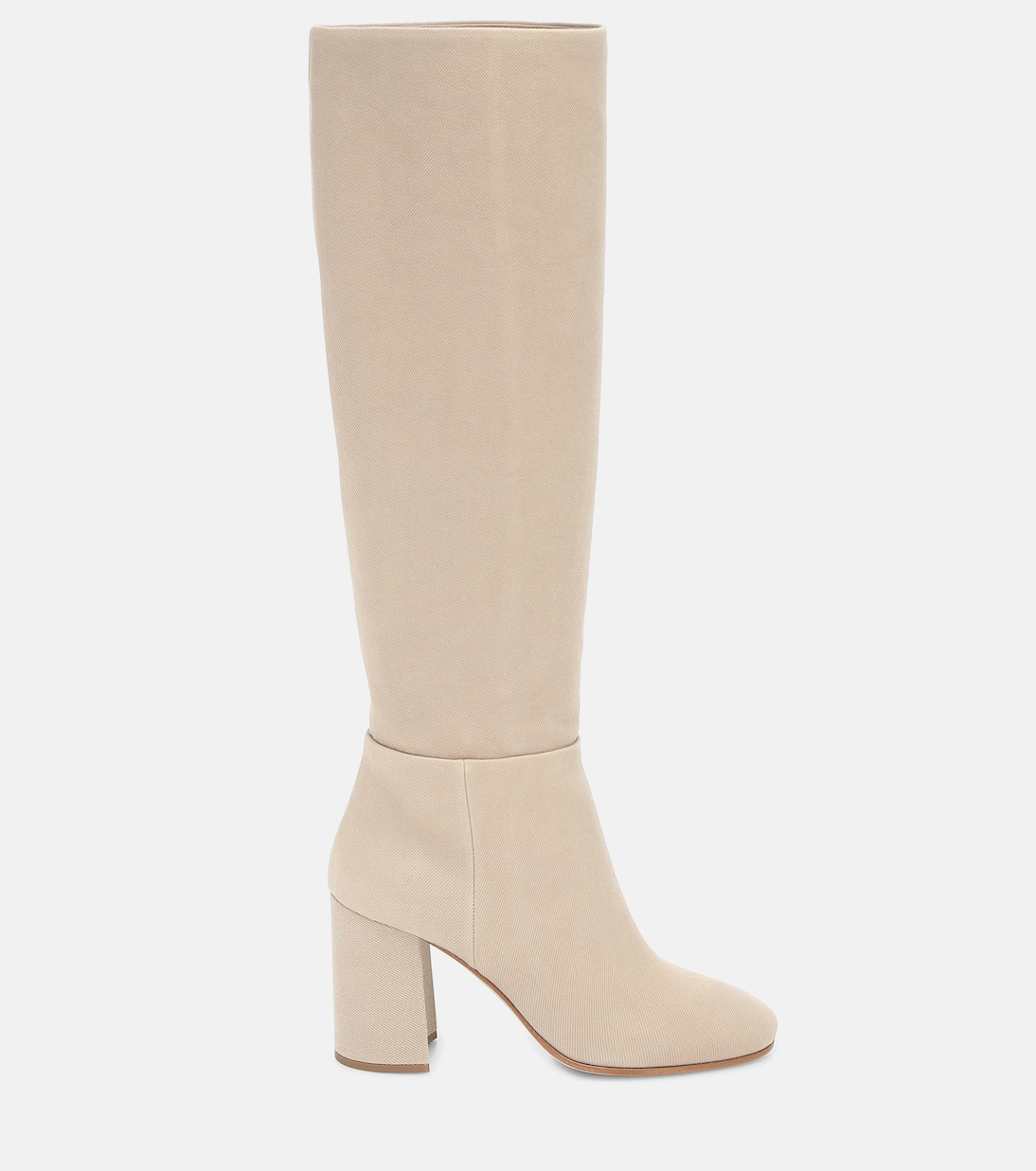 Twill knee-high boots | Miu Miu