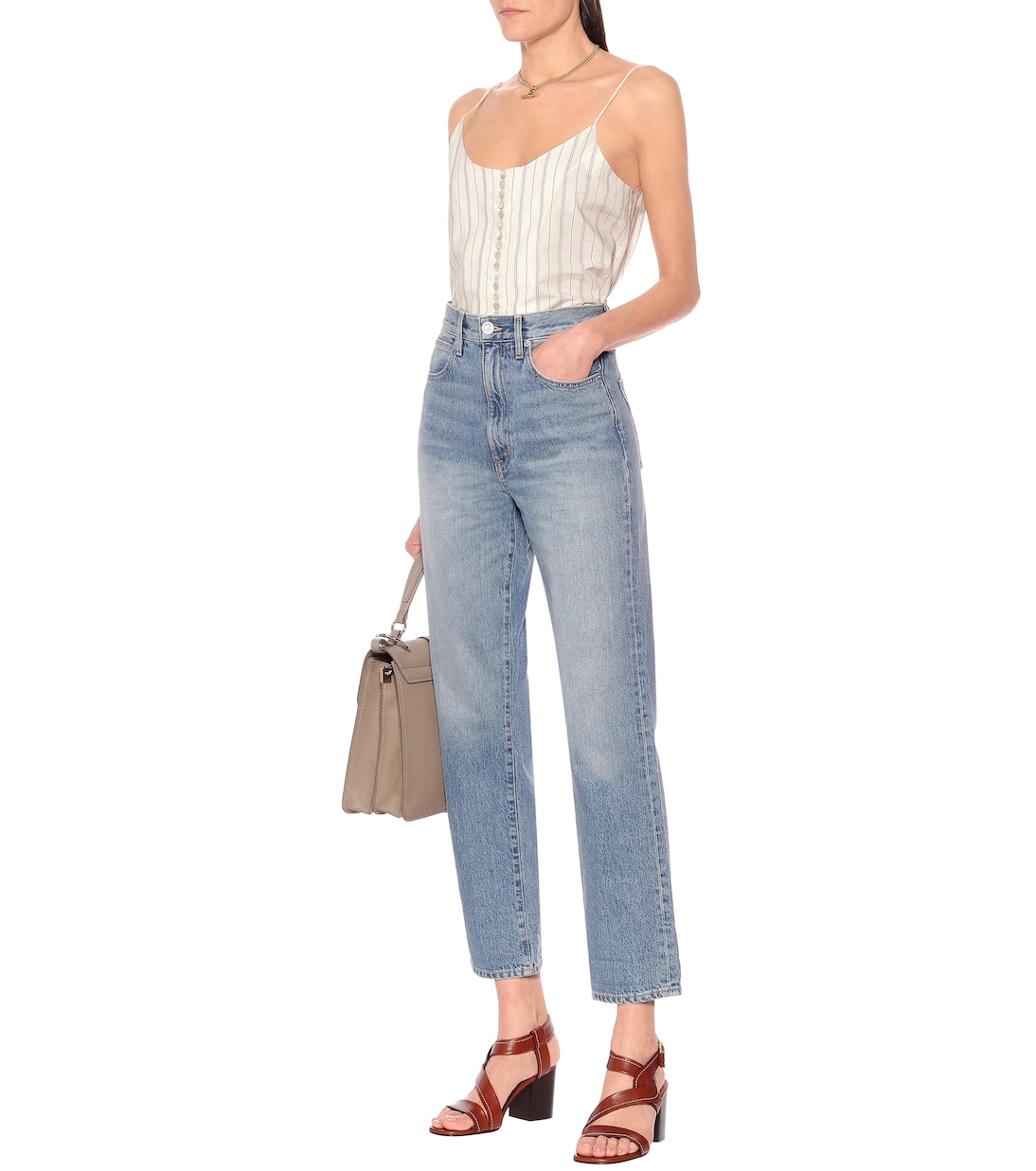 Camisole a righe in cotone | Chloé
