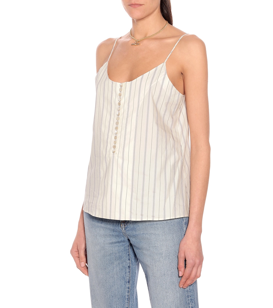 Camisole a righe in cotone | Chloé