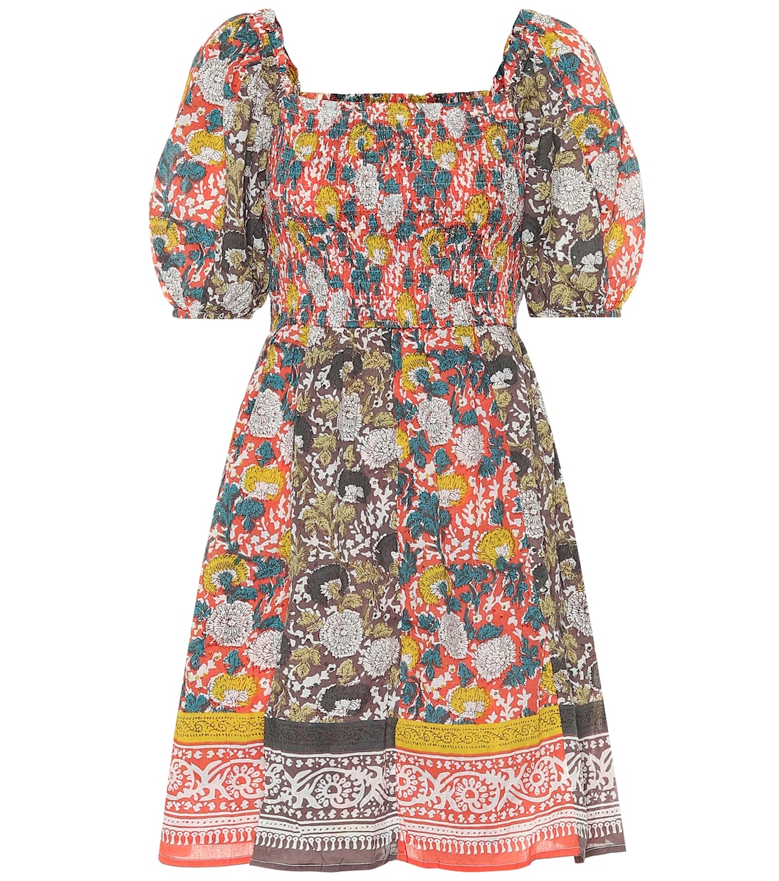 Taria floral cotton minidress | Velvet