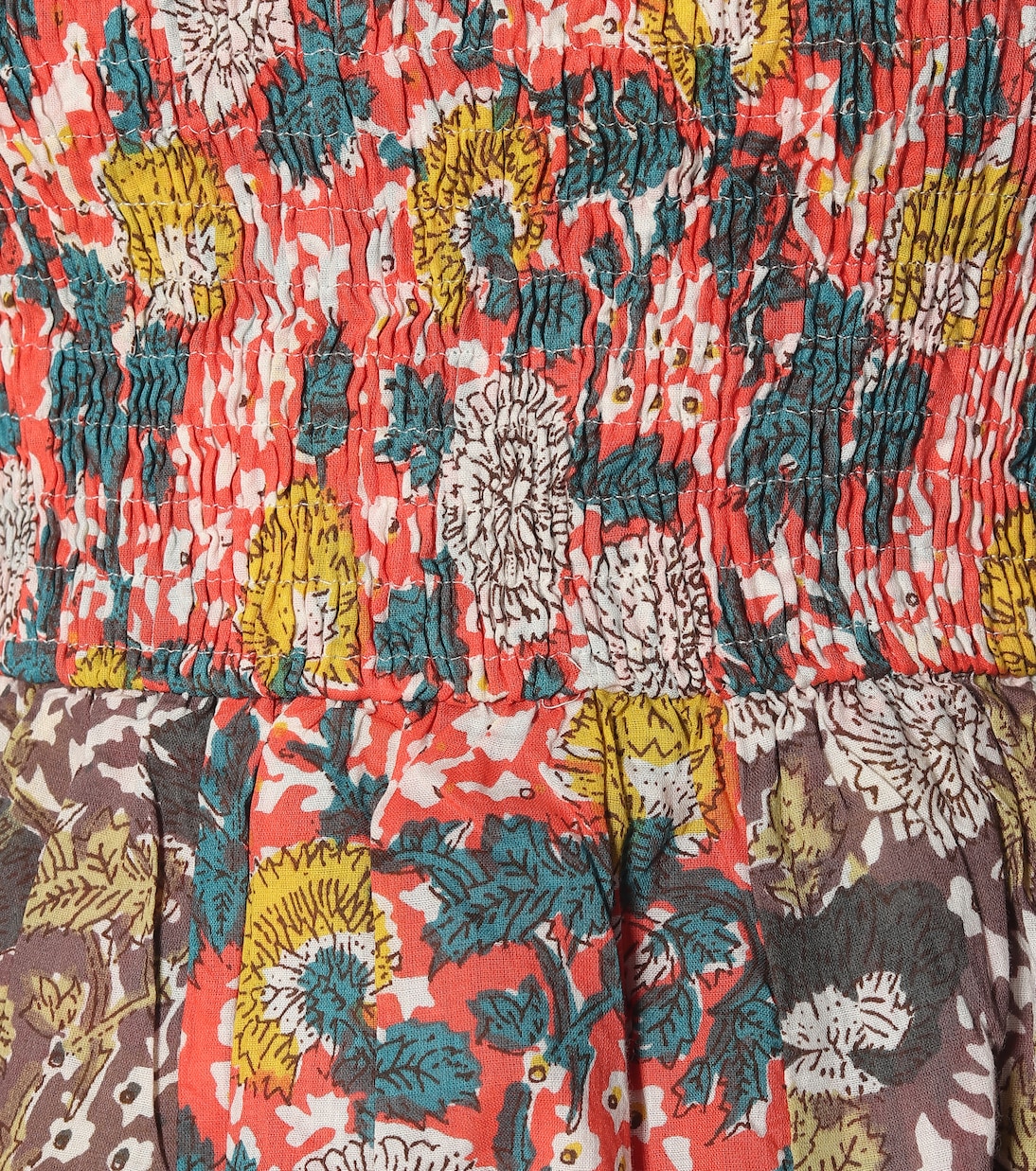 Taria floral cotton minidress | Velvet