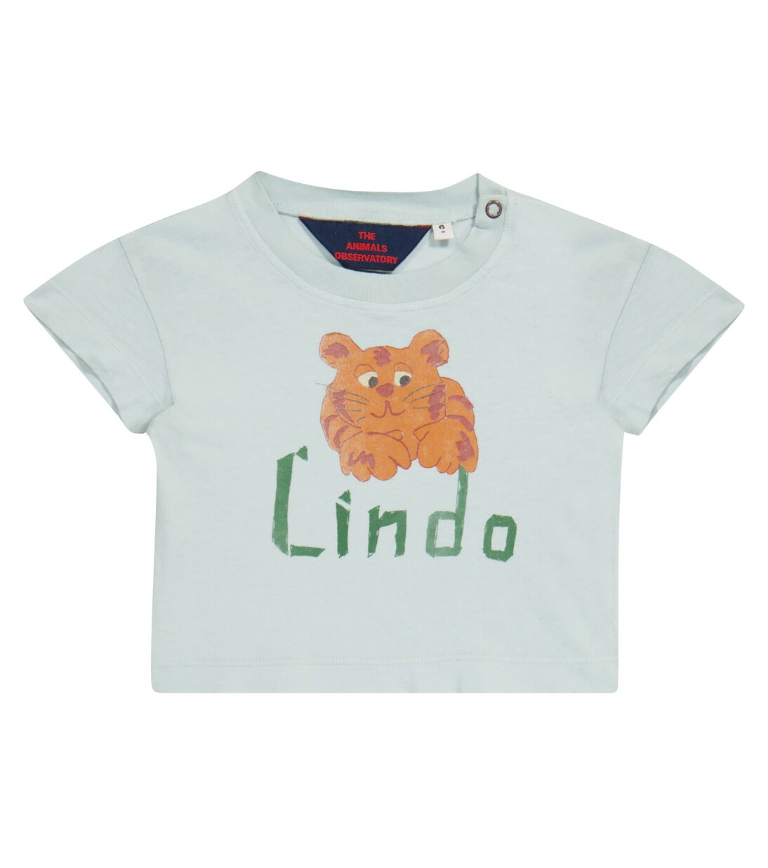 Baby - T-shirt Rooster in cotone con stampa | The Animals Observatory