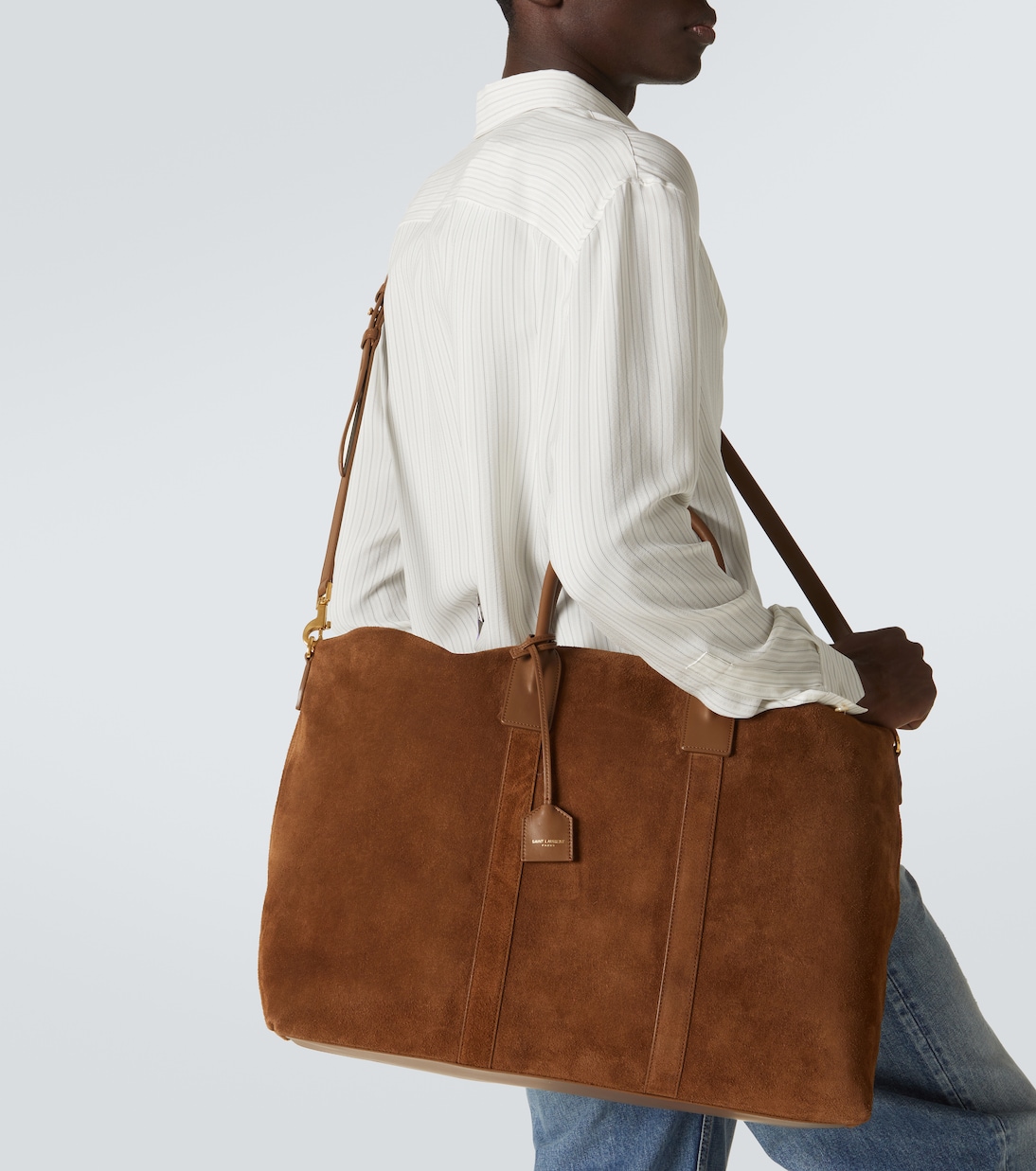 Sac de voyage Giant en daim | Saint Laurent