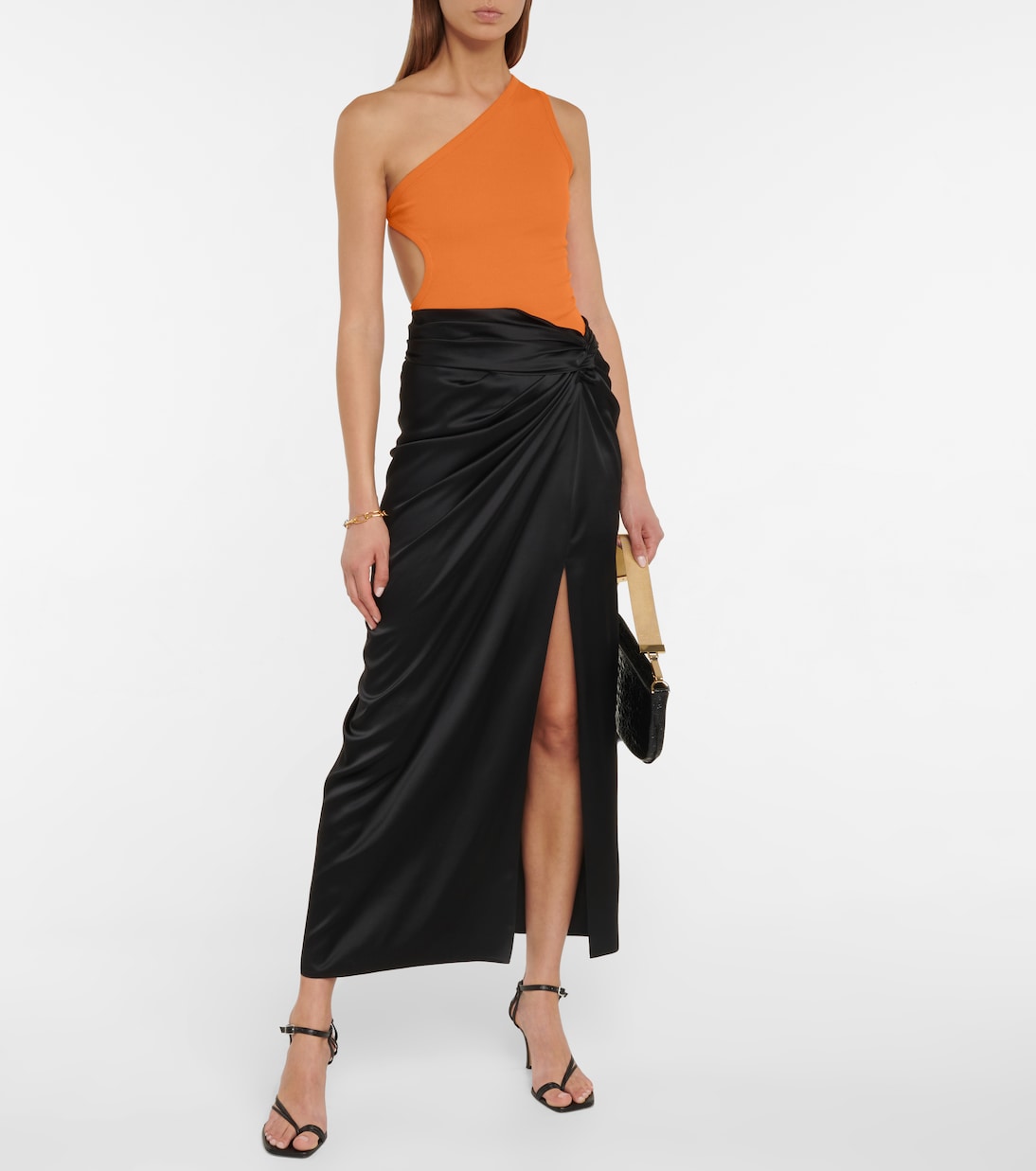 One-shoulder cutout top | Christopher Esber