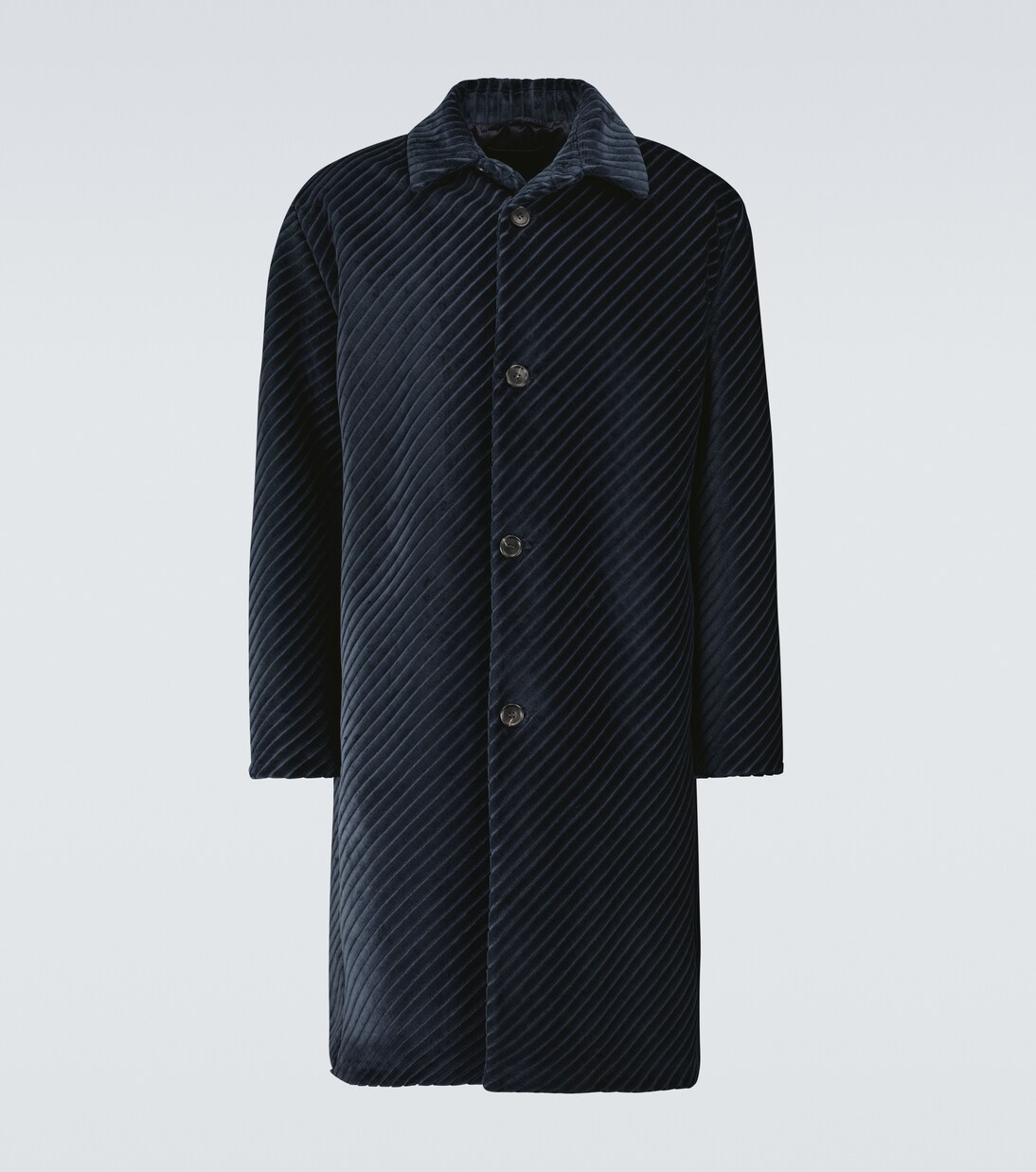 Abrigo de terciopelo de algodón | Prada